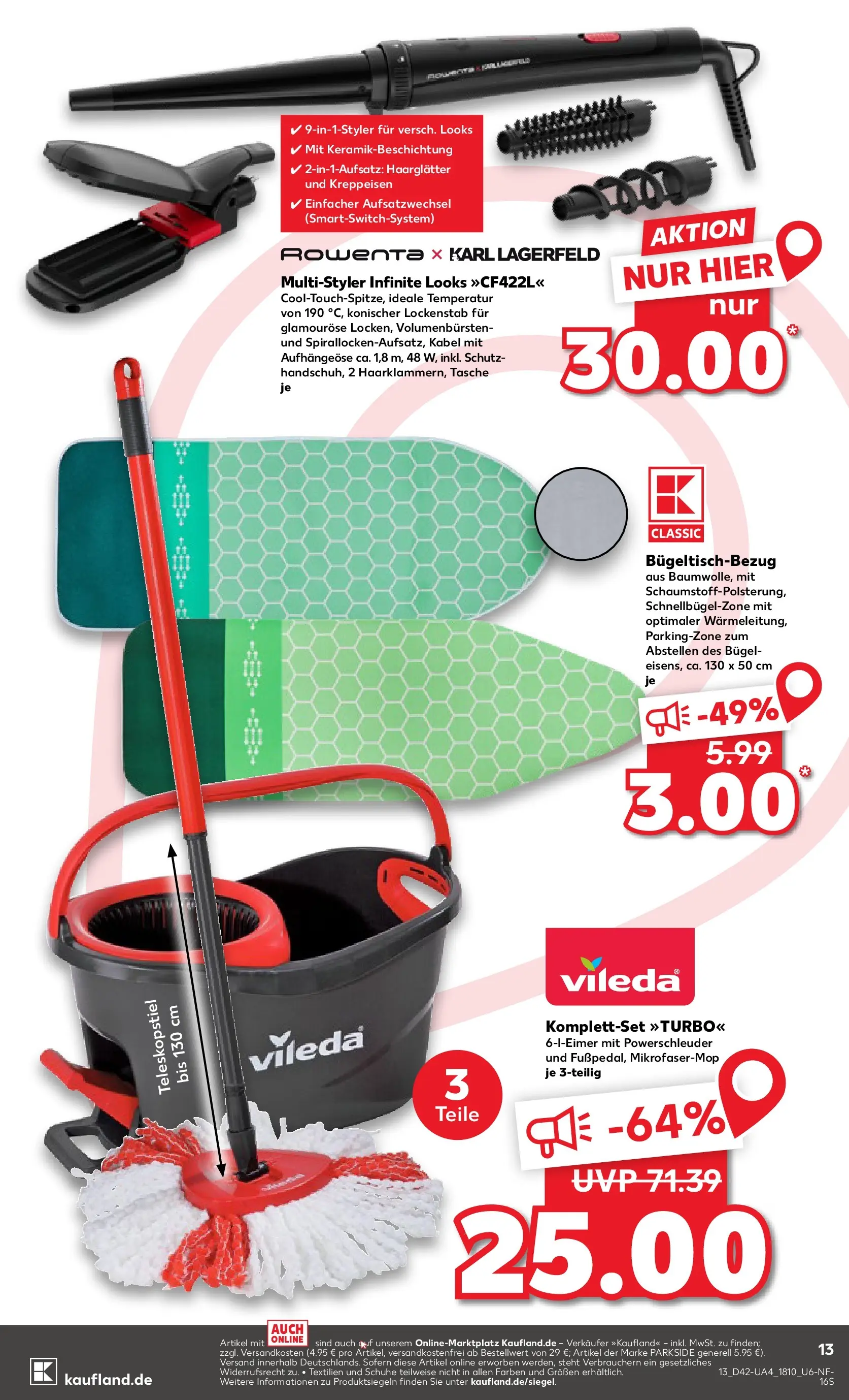 Prospekt Kaufland ab 15.10.2025 » Angebote und Werbung Online | Seite: 13 | Produkte: Kabel, Tasche, Lockenstab, Haarglätter Prospekt Kaufland ab 15.10.2025 » Angebote Online zum Blättern | Seite: 13 | Produkte: Kabel, Tasche, Lockenstab, Haarglätter