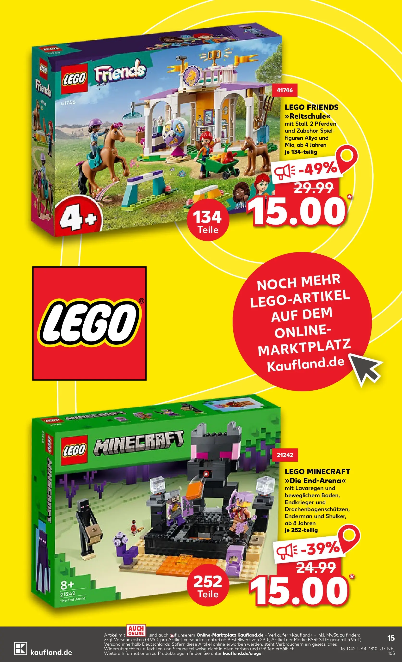 Prospekt Kaufland ab 15.10.2025 » Angebote und Werbung Online | Seite: 15 | Produkte: Spiel Prospekt Kaufland ab 15.10.2025 » Angebote Online zum Blättern | Seite: 15 | Produkte: Spiel
