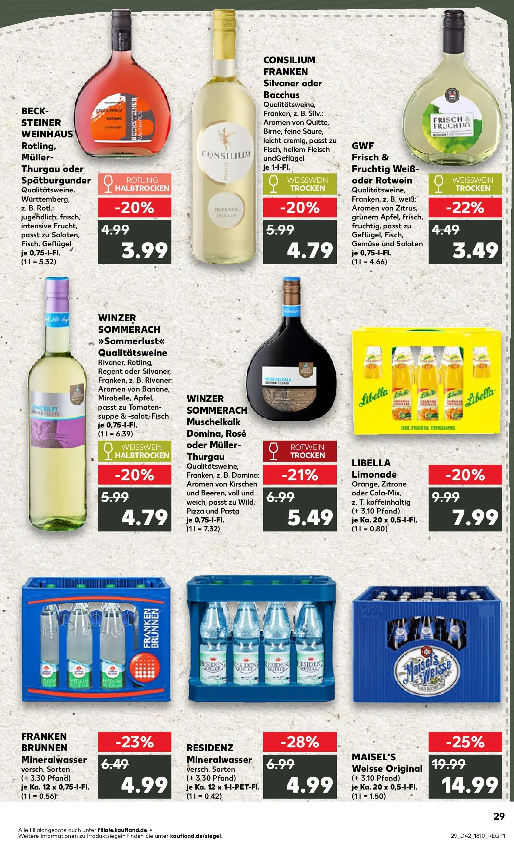 Prospekt Kaufland ab 15.10.2025 » Angebote und Werbung Online | Seite: 45 | Produkte: Tomaten, Mineralwasser, Gemüse, Pasta Prospekt Kaufland ab 15.10.2025 » Angebote Online zum Blättern | Seite: 45 | Produkte: Tomaten, Mineralwasser, Gemüse, Pasta
