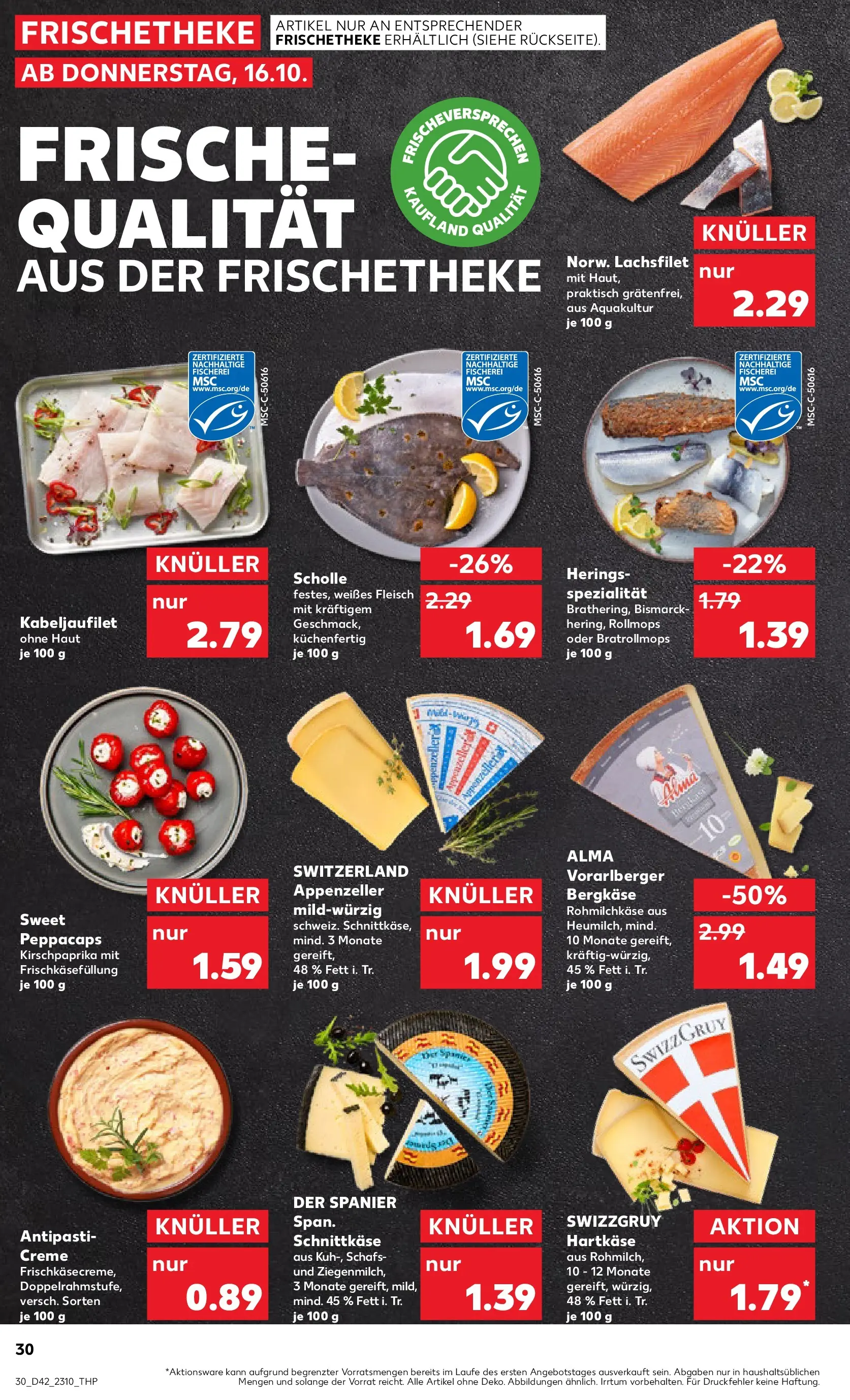 Prospekt Kaufland ab 15.10.2025 » Angebote und Werbung Online | Seite: 30 | Produkte: Creme, Fleisch Prospekt Kaufland ab 15.10.2025 » Angebote Online zum Blättern | Seite: 30 | Produkte: Creme, Fleisch