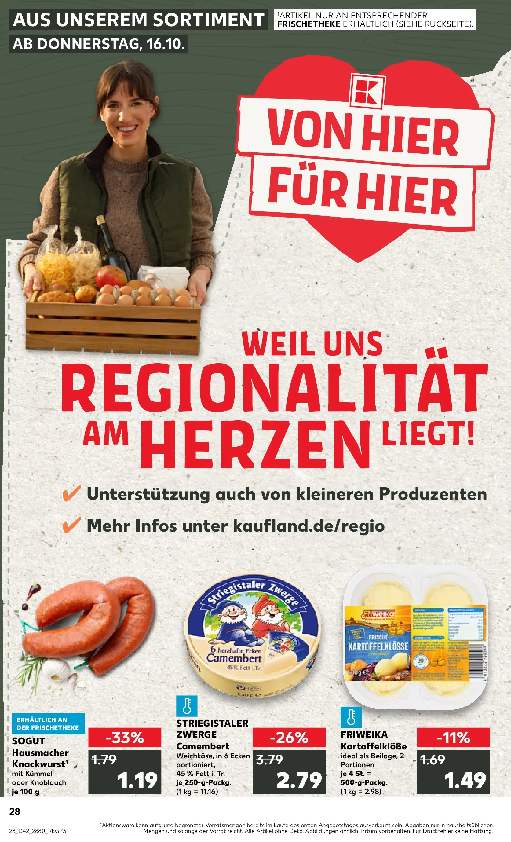 Prospekt Kaufland ab 15.10.2025 » Angebote und Werbung Online | Seite: 28 | Produkte: Knoblauch Prospekt Kaufland ab 15.10.2025 » Angebote Online zum Blättern | Seite: 28 | Produkte: Knoblauch