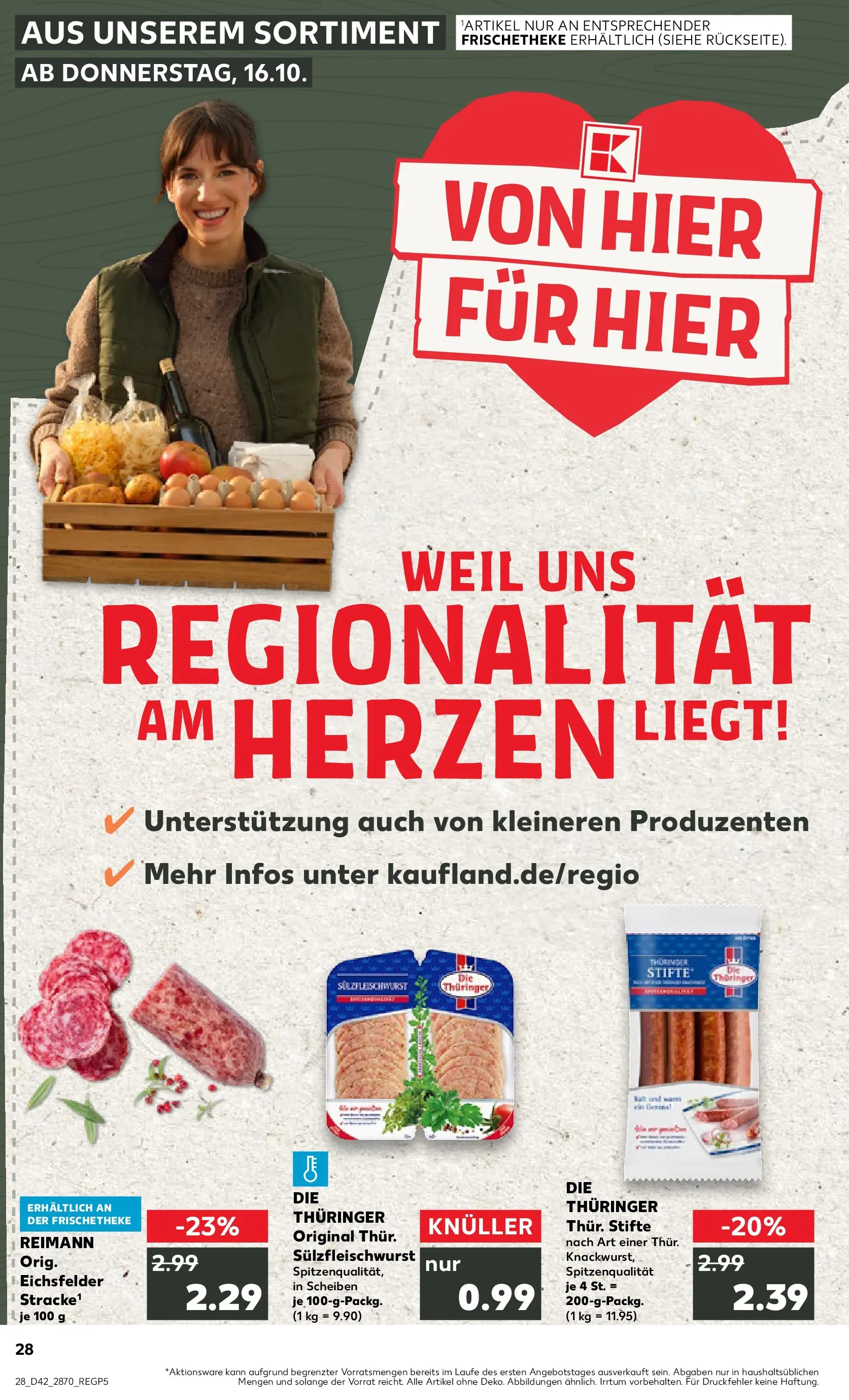 Prospekt Kaufland ab 15.10.2025 » Angebote und Werbung Online | Seite: 28 Prospekt Kaufland ab 15.10.2025 » Angebote Online zum Blättern | Seite: 28