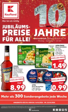 Kaufland prospekt Bersenbrück	 ab 15.10.2025 gültig