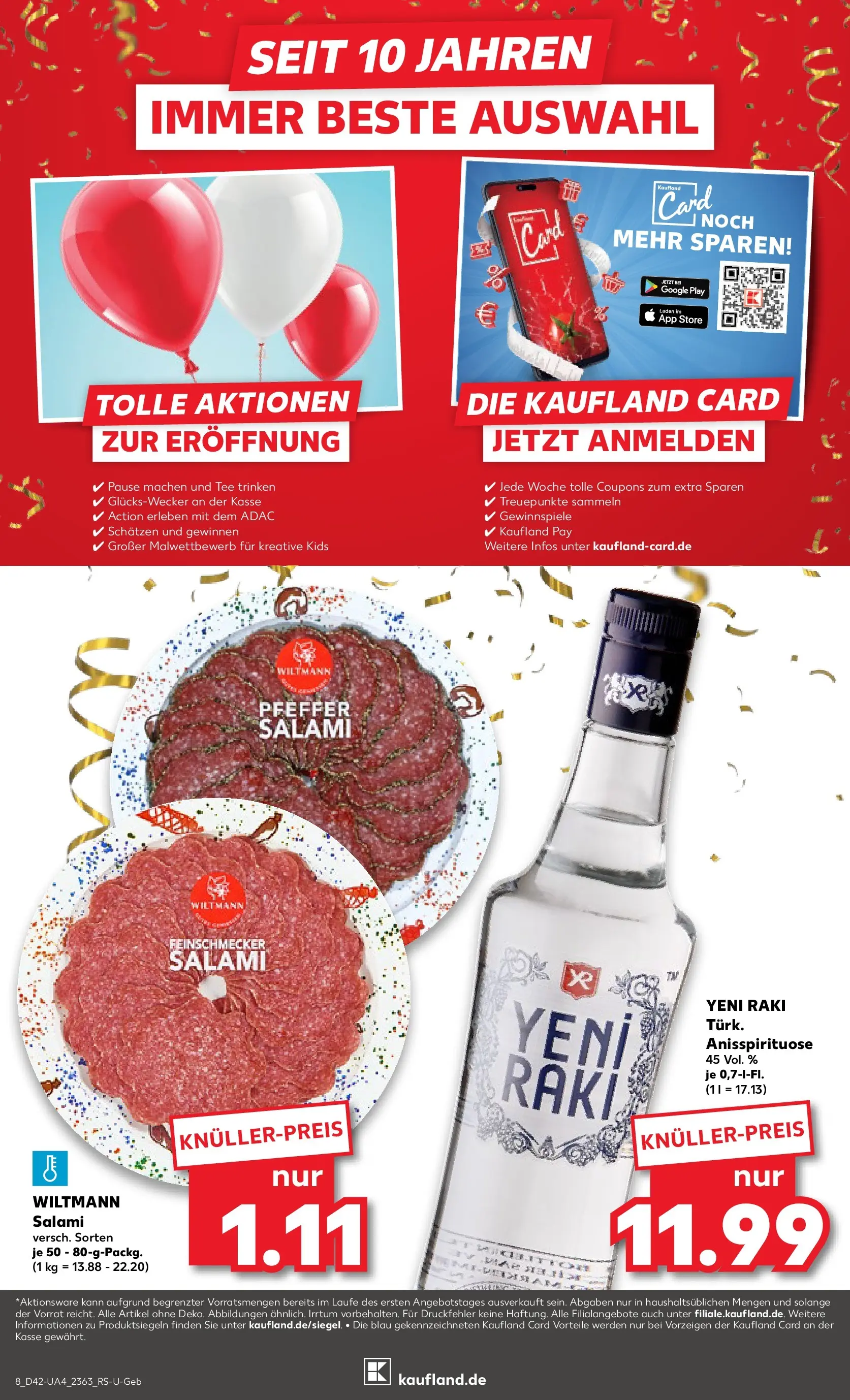 Prospekt Kaufland ab 15.10.2025 » Angebote und Werbung Online | Seite: 8 | Produkte: Pfeffer, Salami, Tee Prospekt Kaufland ab 15.10.2025 » Angebote Online zum Blättern | Seite: 8 | Produkte: Pfeffer, Salami, Tee