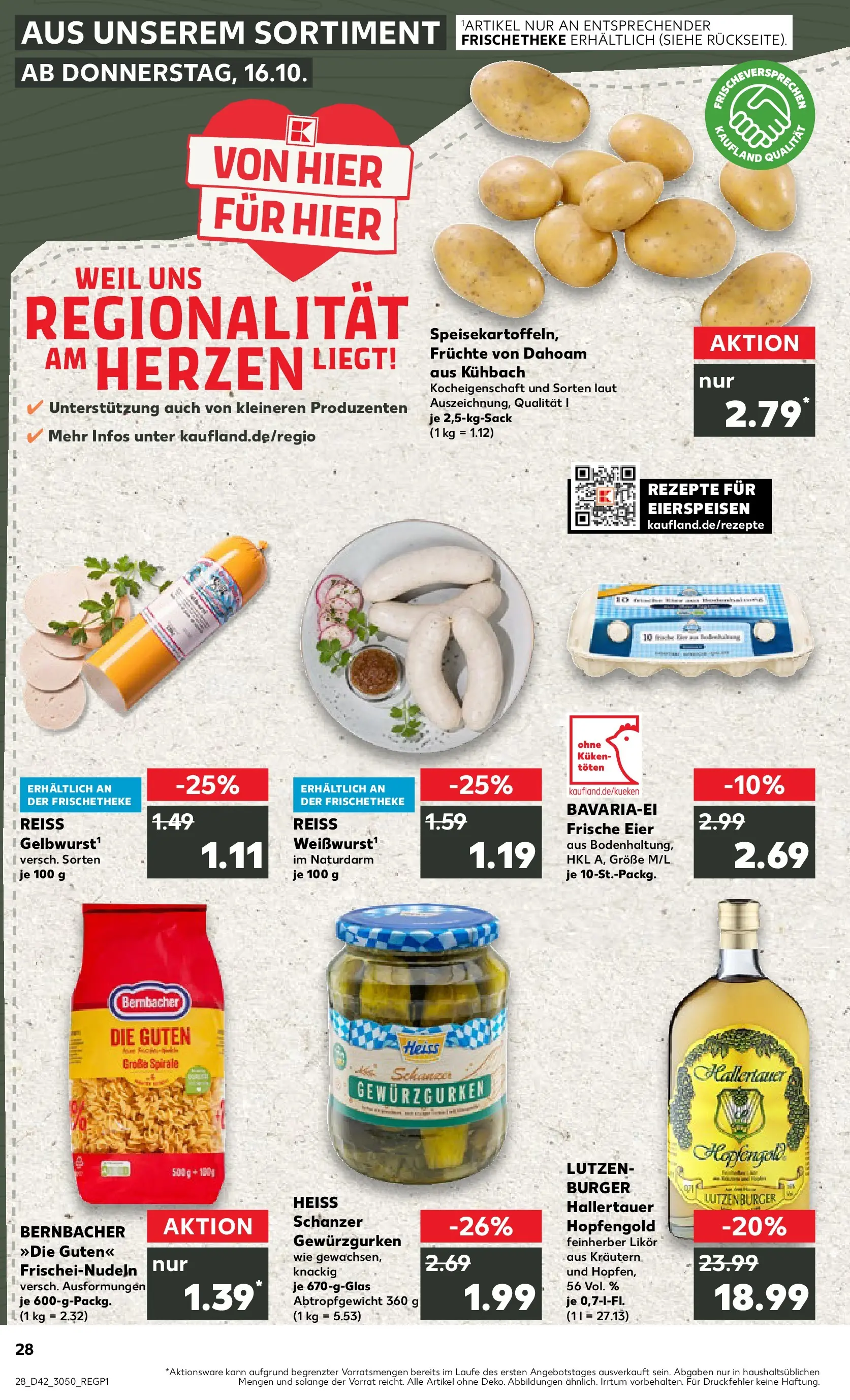 Prospekt Kaufland ab 15.10.2025 » Angebote und Werbung Online | Seite: 28 Prospekt Kaufland ab 15.10.2025 » Angebote Online zum Blättern | Seite: 28