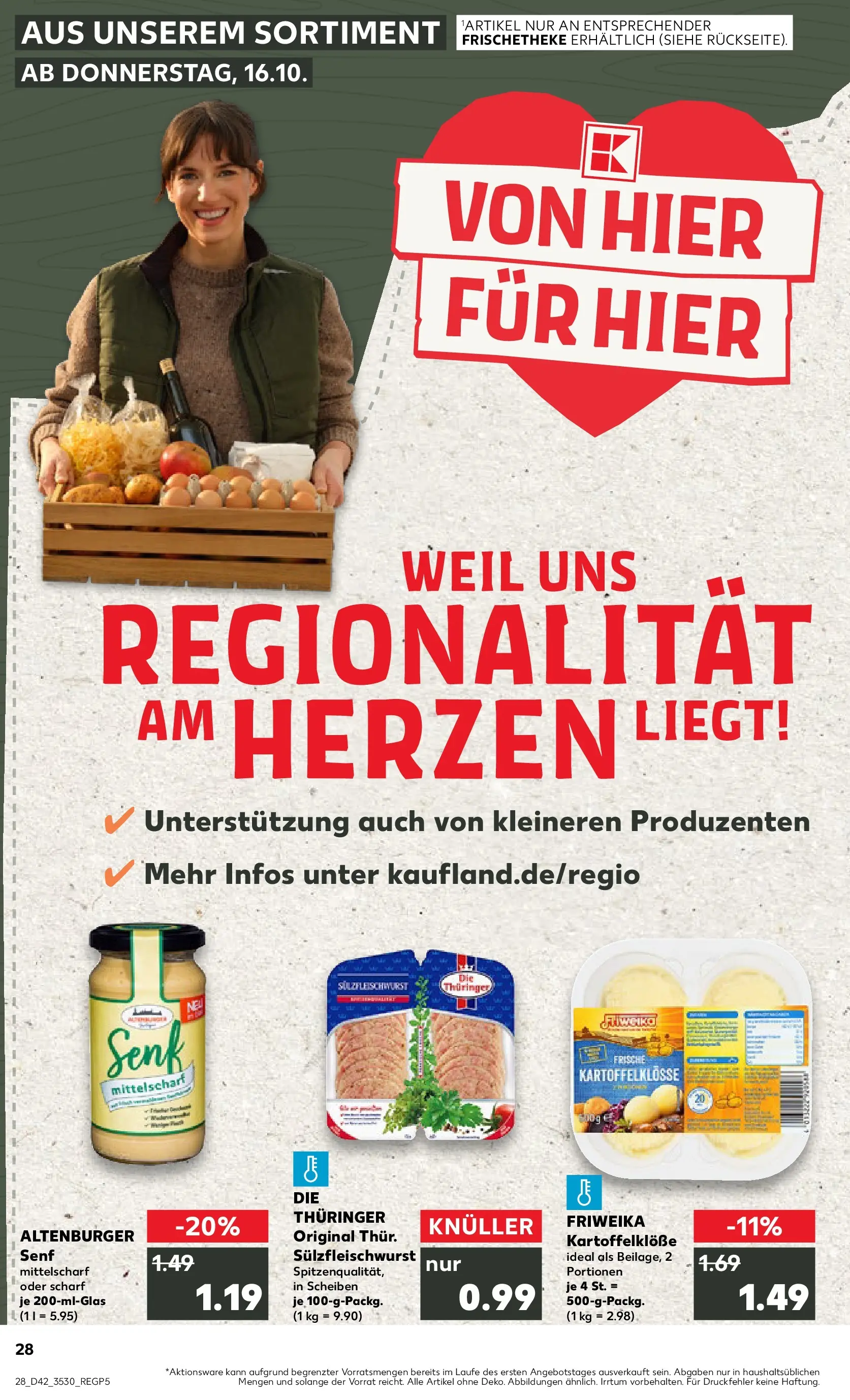Prospekt Kaufland ab 15.10.2025 » Angebote und Werbung Online | Seite: 28 Prospekt Kaufland ab 15.10.2025 » Angebote Online zum Blättern | Seite: 28