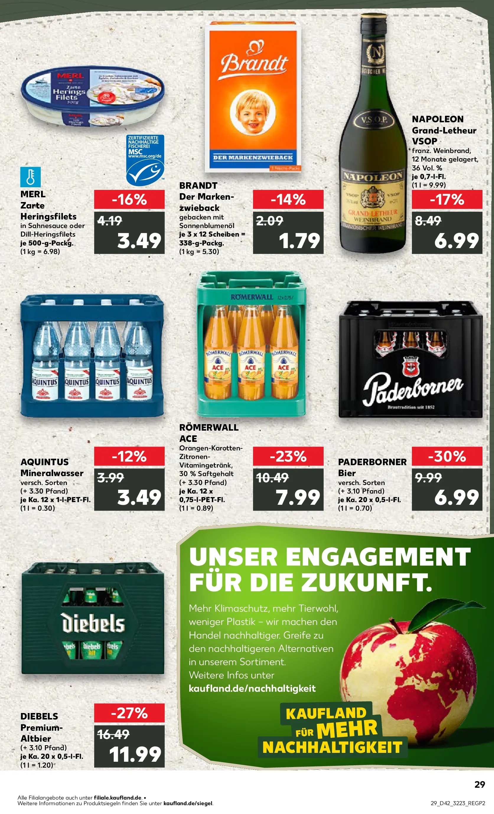Prospekt Kaufland ab 15.10.2025 » Angebote und Werbung Online | Seite: 29 | Produkte: Bier, Sonnenblumenol, Mineralwasser, Zitronen Prospekt Kaufland ab 15.10.2025 » Angebote Online zum Blättern | Seite: 29 | Produkte: Bier, Sonnenblumenol, Mineralwasser, Zitronen