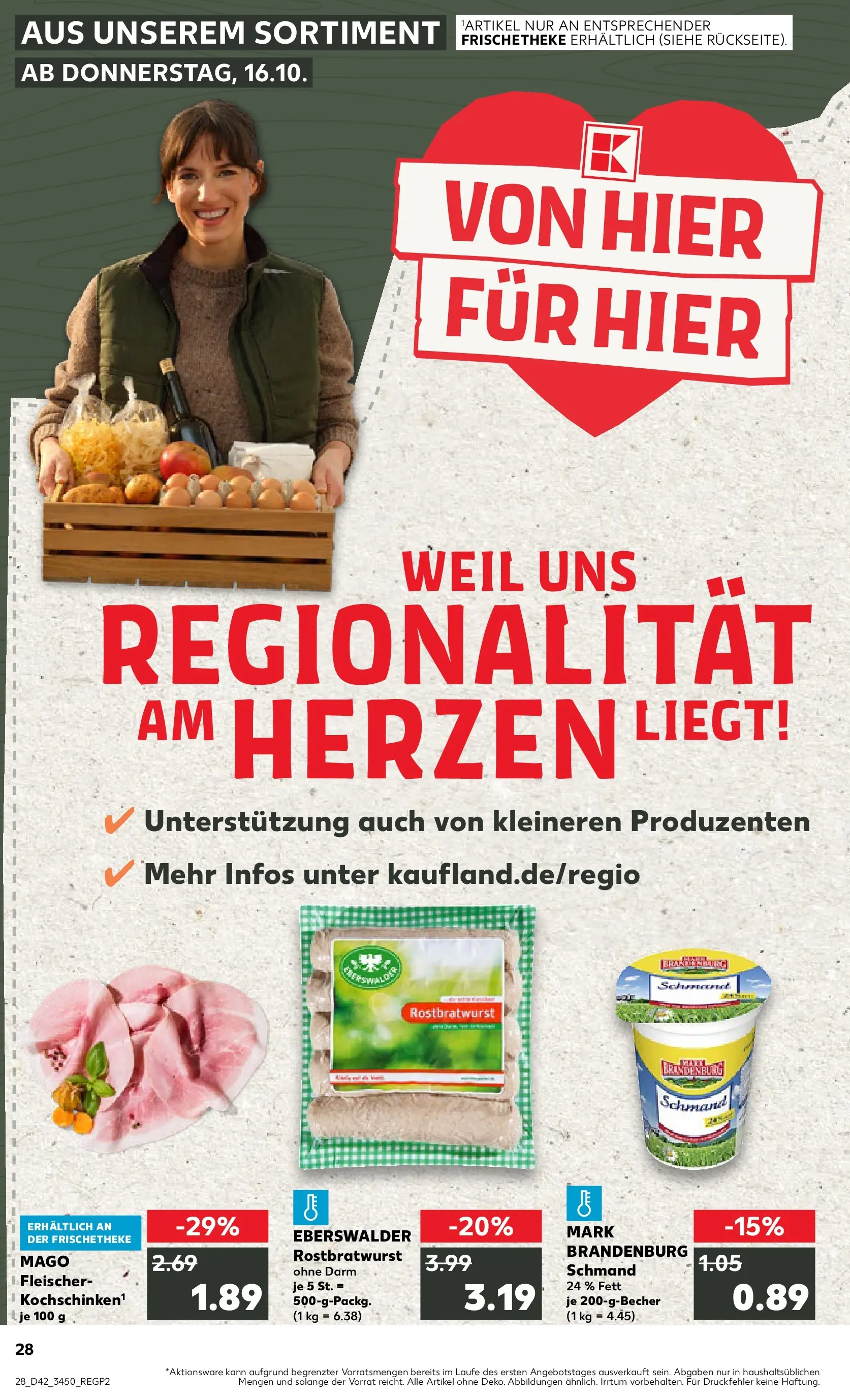 Prospekt Kaufland ab 15.10.2025 » Angebote und Werbung Online | Seite: 28 Prospekt Kaufland ab 15.10.2025 » Angebote Online zum Blättern | Seite: 28
