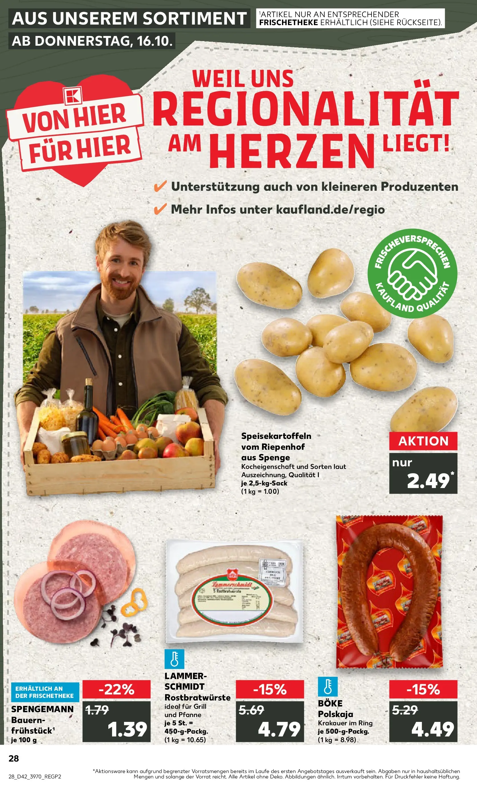 Prospekt Kaufland ab 15.10.2025 » Angebote und Werbung Online | Seite: 28 | Produkte: Grill Prospekt Kaufland ab 15.10.2025 » Angebote Online zum Blättern | Seite: 28 | Produkte: Grill
