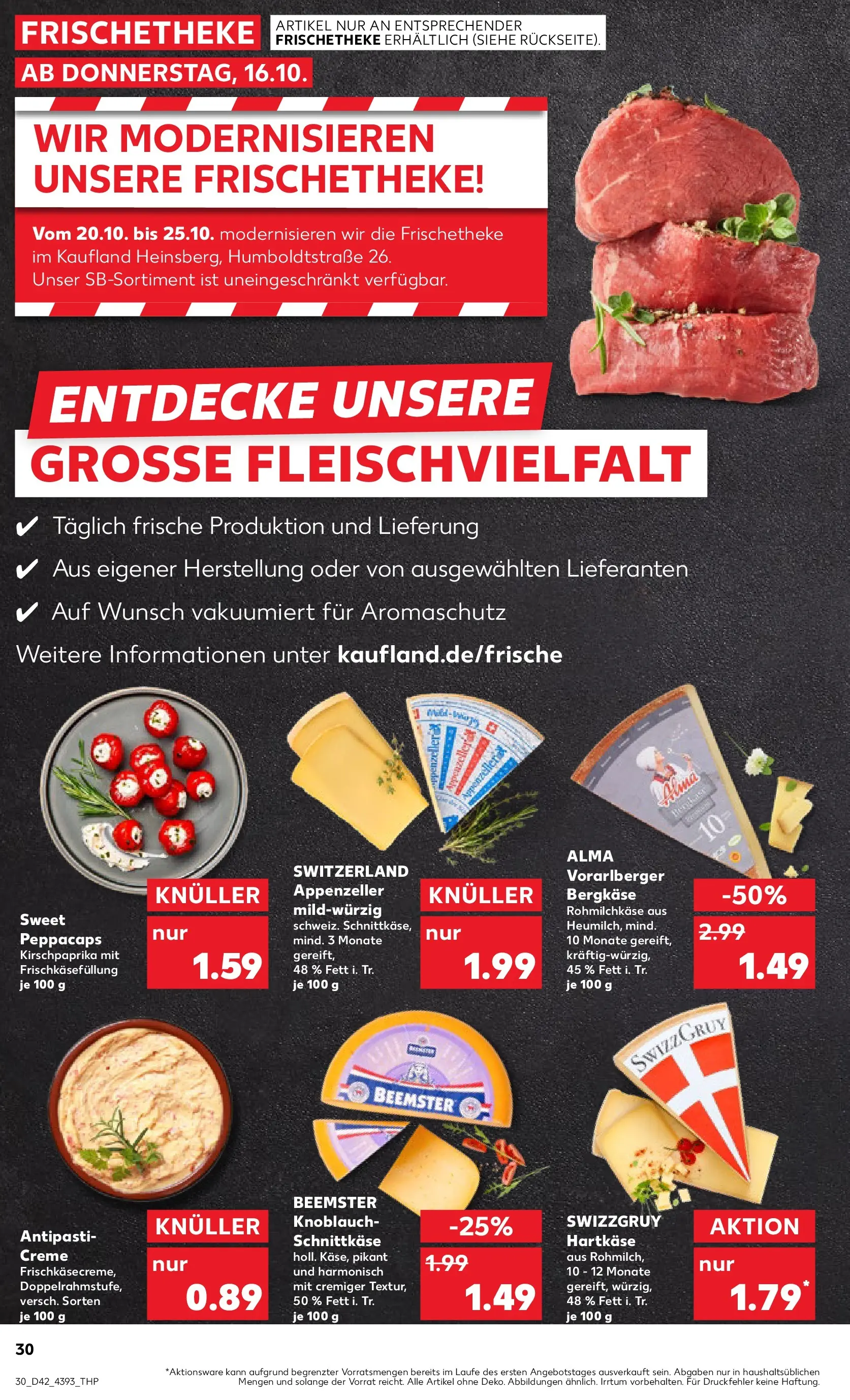Prospekt Kaufland ab 15.10.2025 » Angebote Online zum Blättern | Seite: 30 | Produkte: Creme, Knoblauch