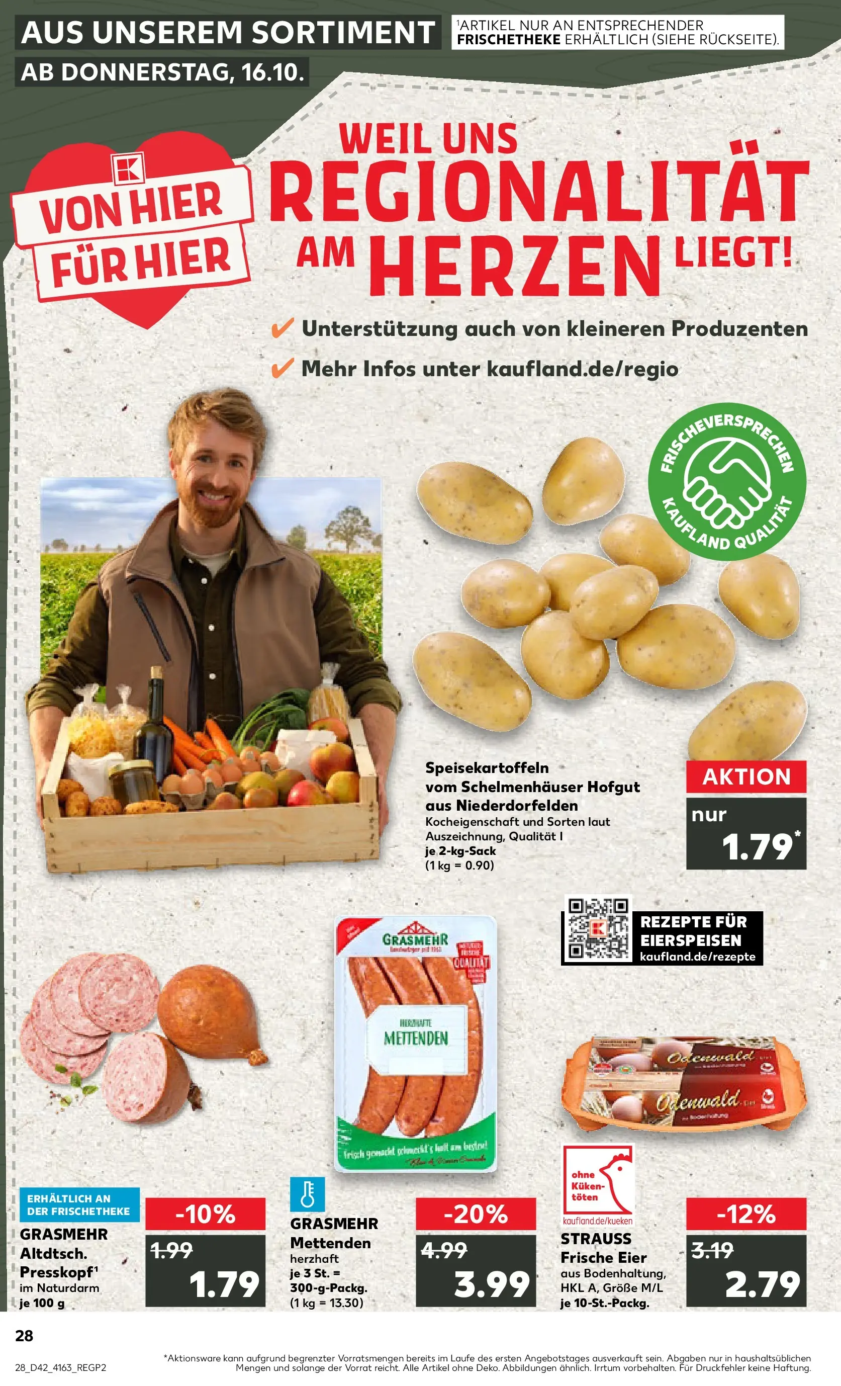 Prospekt Kaufland ab 15.10.2025 » Angebote und Werbung Online | Seite: 28 | Produkte: Eier Prospekt Kaufland ab 15.10.2025 » Angebote Online zum Blättern | Seite: 28 | Produkte: Eier