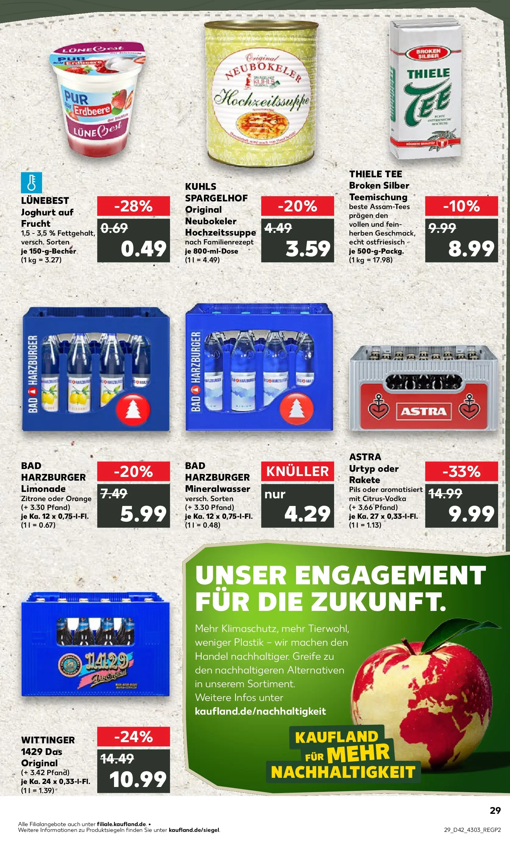 Prospekt Kaufland ab 15.10.2025 » Angebote und Werbung Online | Seite: 29 | Produkte: Bad, Limonade, Zitrone, Tee Prospekt Kaufland ab 15.10.2025 » Angebote Online zum Blättern | Seite: 29 | Produkte: Bad, Limonade, Zitrone, Tee