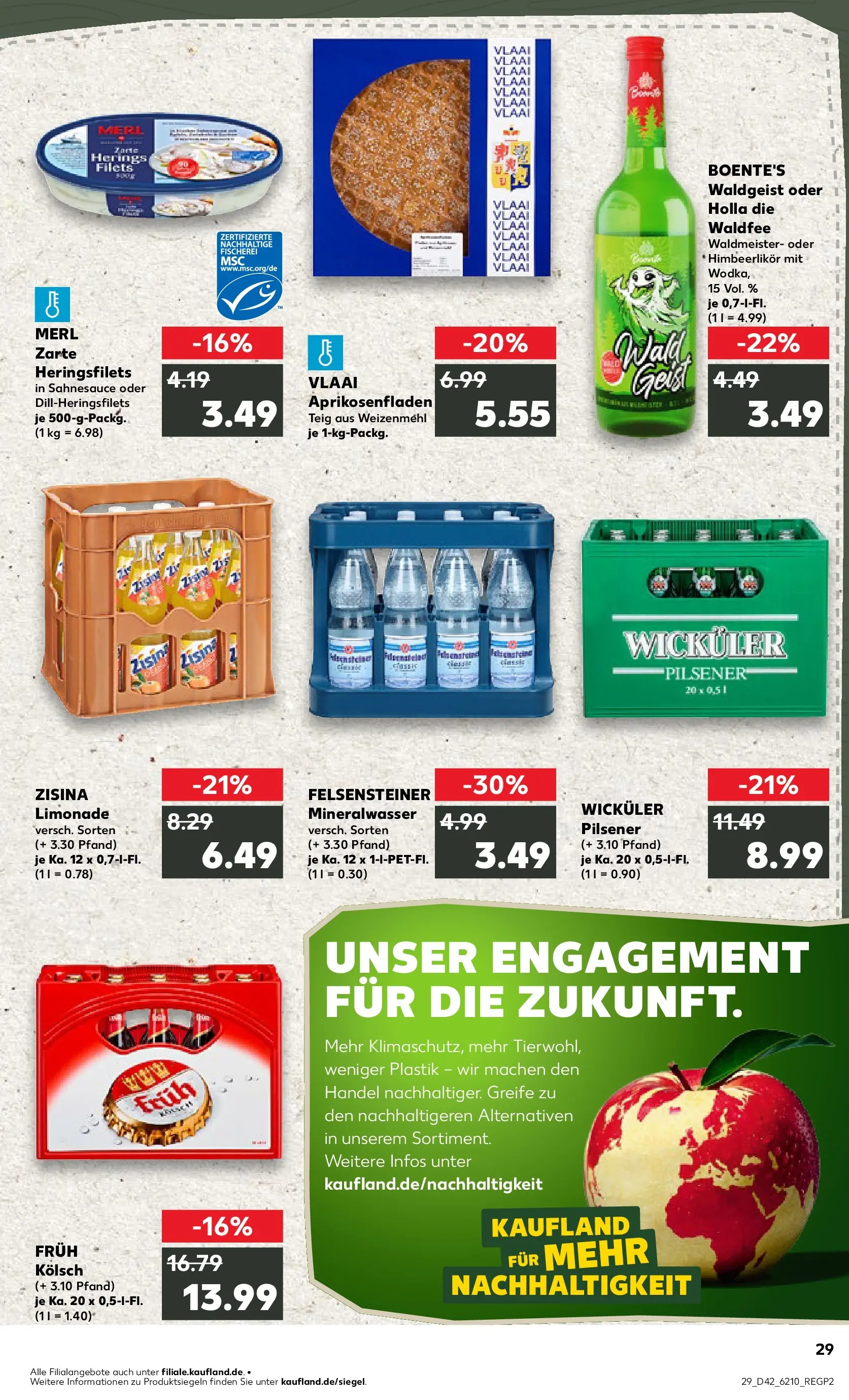 Prospekt Kaufland ab 15.10.2025 » Angebote Online zum Blättern | Seite: 29 | Produkte: Limonade, Weizenmehl, Mineralwasser