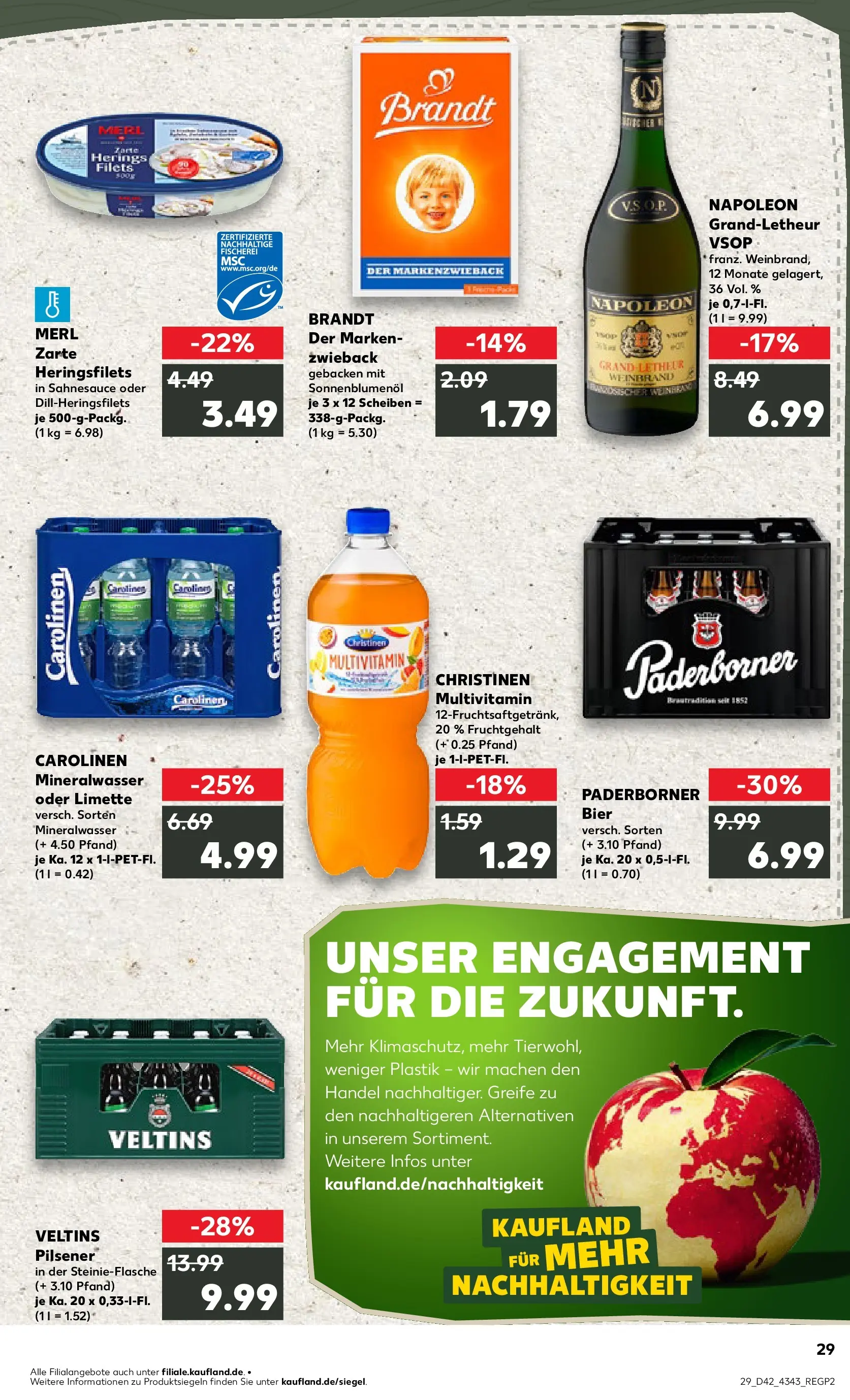 Prospekt Kaufland ab 15.10.2025 » Angebote und Werbung Online | Seite: 29 | Produkte: Bier, Sonnenblumenol, Limette, Veltins Prospekt Kaufland ab 15.10.2025 » Angebote Online zum Blättern | Seite: 29 | Produkte: Bier, Sonnenblumenol, Limette, Veltins