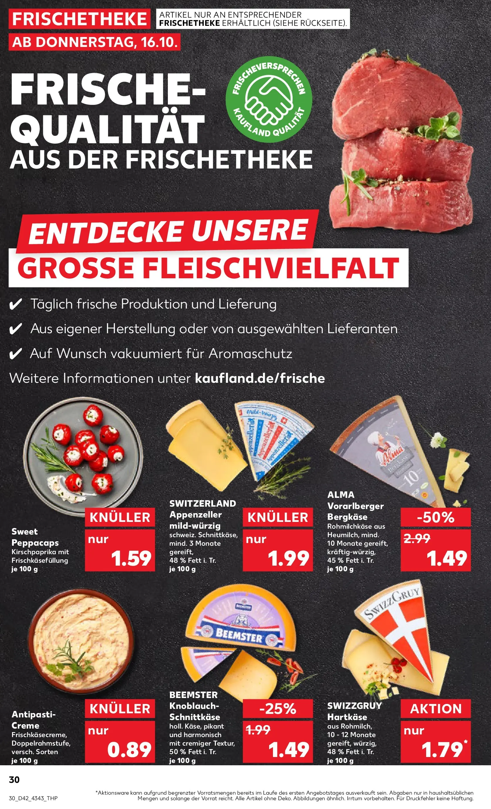 Prospekt Kaufland ab 15.10.2025 » Angebote Online zum Blättern | Seite: 30 | Produkte: Creme, Knoblauch
