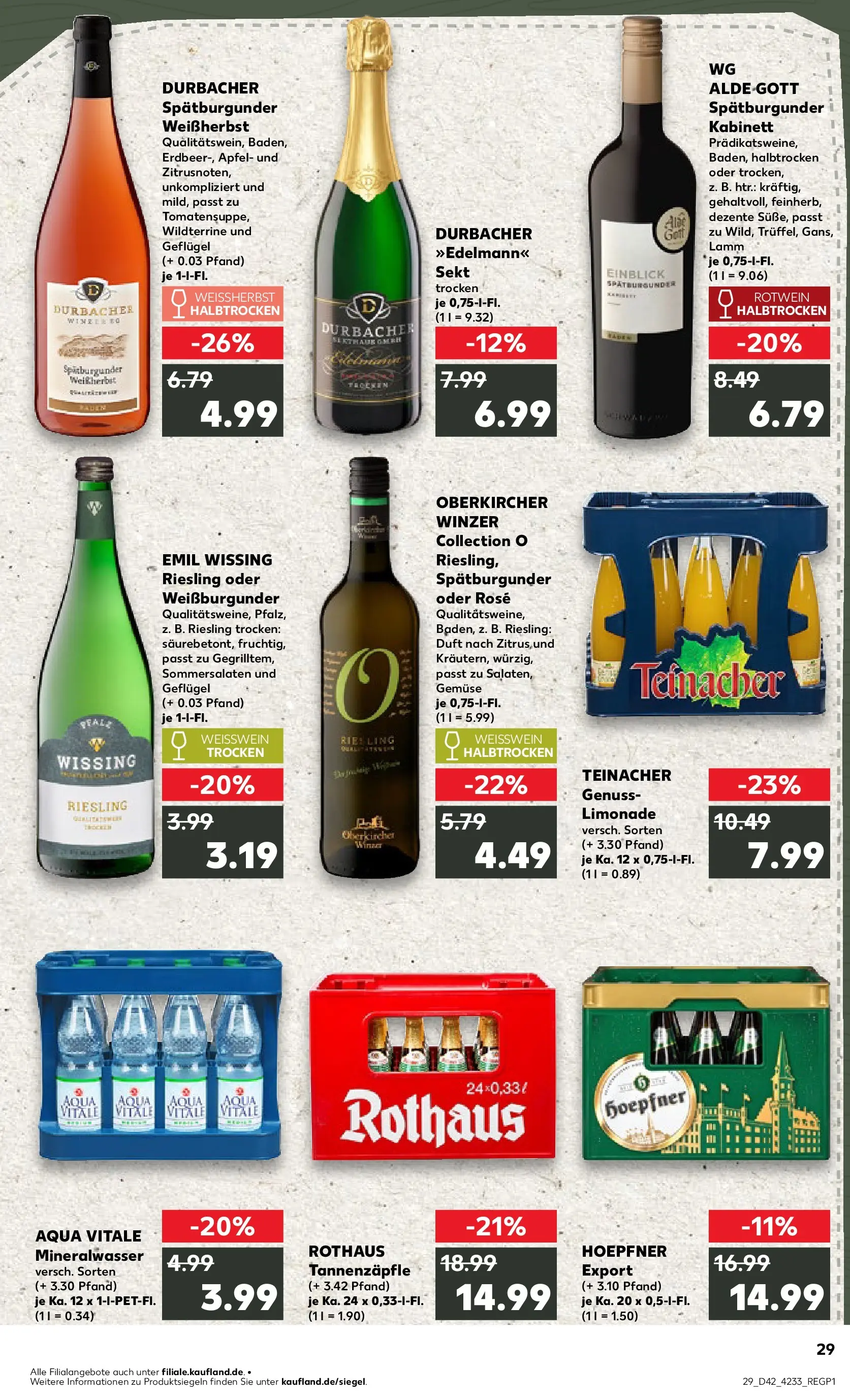 Prospekt Kaufland ab 15.10.2025 » Angebote und Werbung Online | Seite: 29 | Produkte: Duft, Äpfel, Limonade, Gemüse Prospekt Kaufland ab 15.10.2025 » Angebote Online zum Blättern | Seite: 29 | Produkte: Duft, Äpfel, Limonade, Gemüse