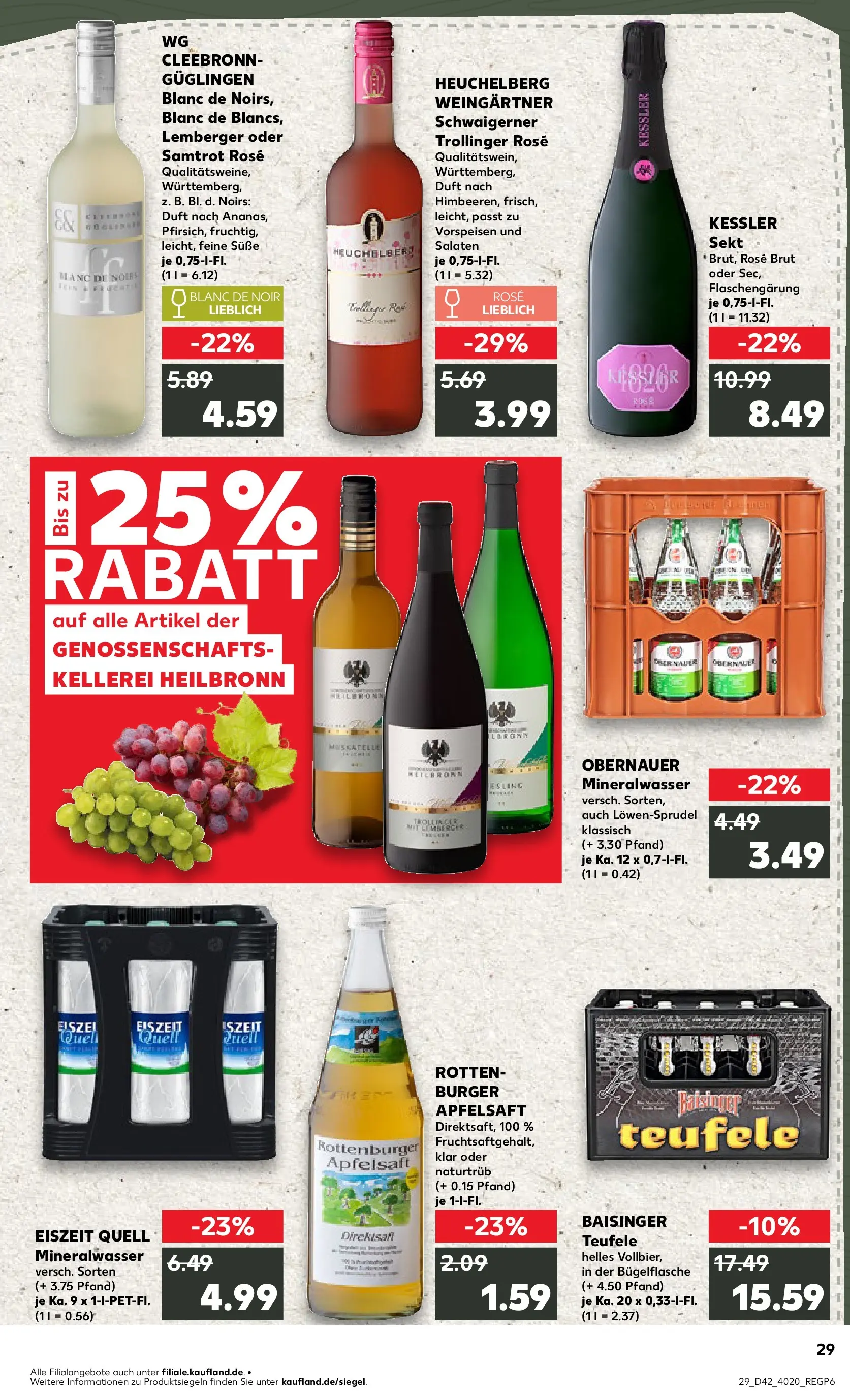 Prospekt Kaufland ab 15.10.2025 » Angebote und Werbung Online | Seite: 29 | Produkte: Burger, Duft, Mineralwasser, Apple Prospekt Kaufland ab 15.10.2025 » Angebote Online zum Blättern | Seite: 29 | Produkte: Burger, Duft, Mineralwasser, Apple