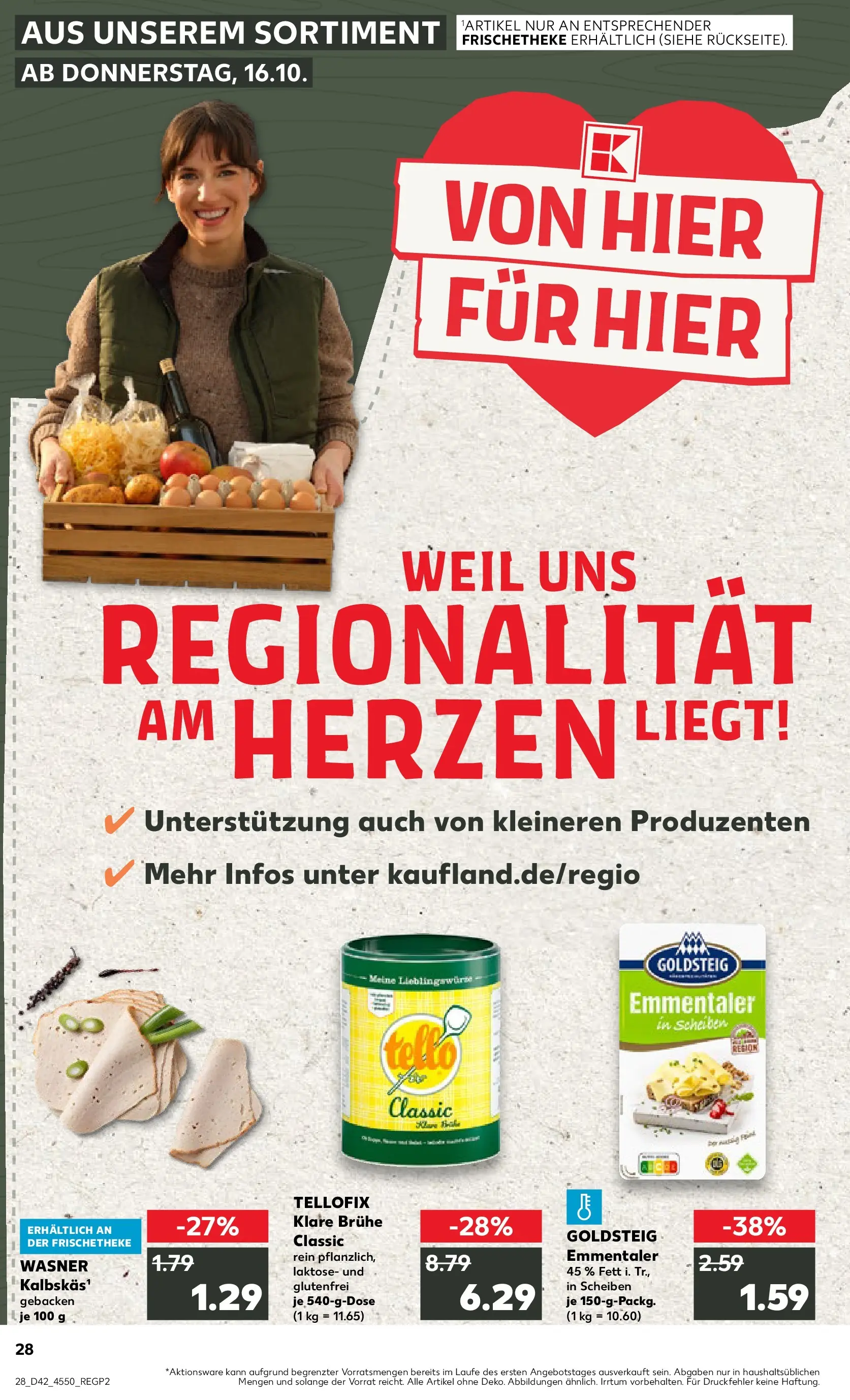 Prospekt Kaufland ab 15.10.2025 » Angebote und Werbung Online | Seite: 28 Prospekt Kaufland ab 15.10.2025 » Angebote Online zum Blättern | Seite: 28
