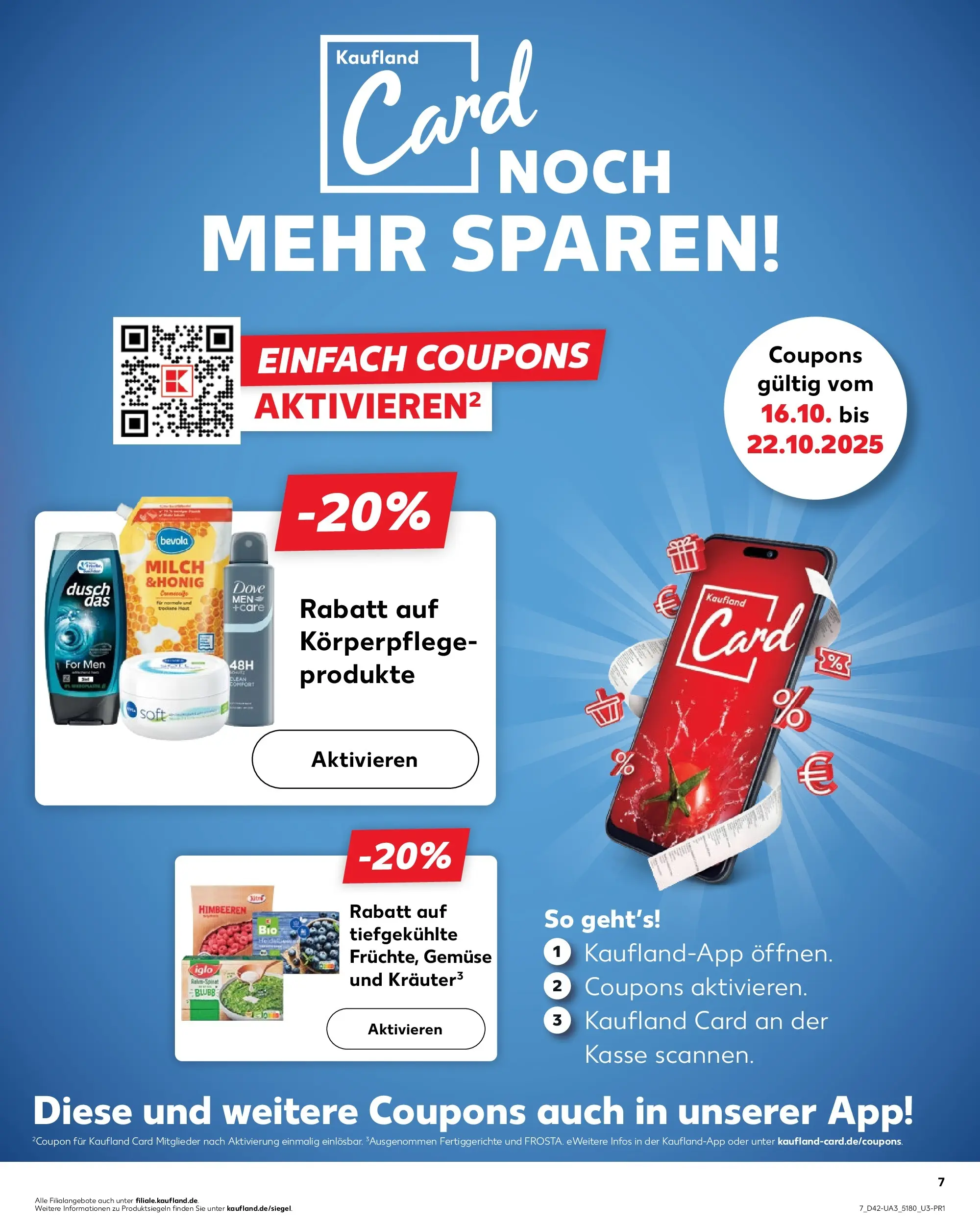 Prospekt Kaufland ab 15.10.2025 » Angebote Online zum Blättern | Seite: 7 | Produkte: Himbeeren, Deodorant, Gemüse, Fertiggerichte