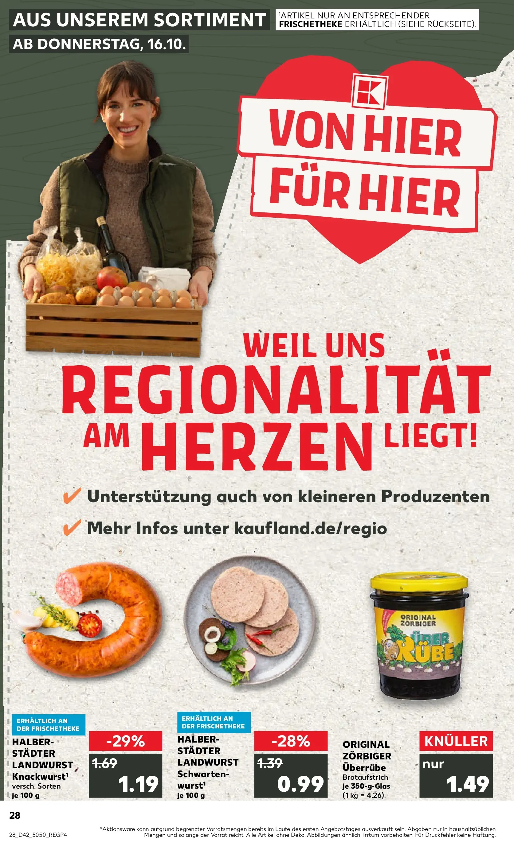Prospekt Kaufland ab 15.10.2025 » Angebote und Werbung Online | Seite: 28 Prospekt Kaufland ab 15.10.2025 » Angebote Online zum Blättern | Seite: 28