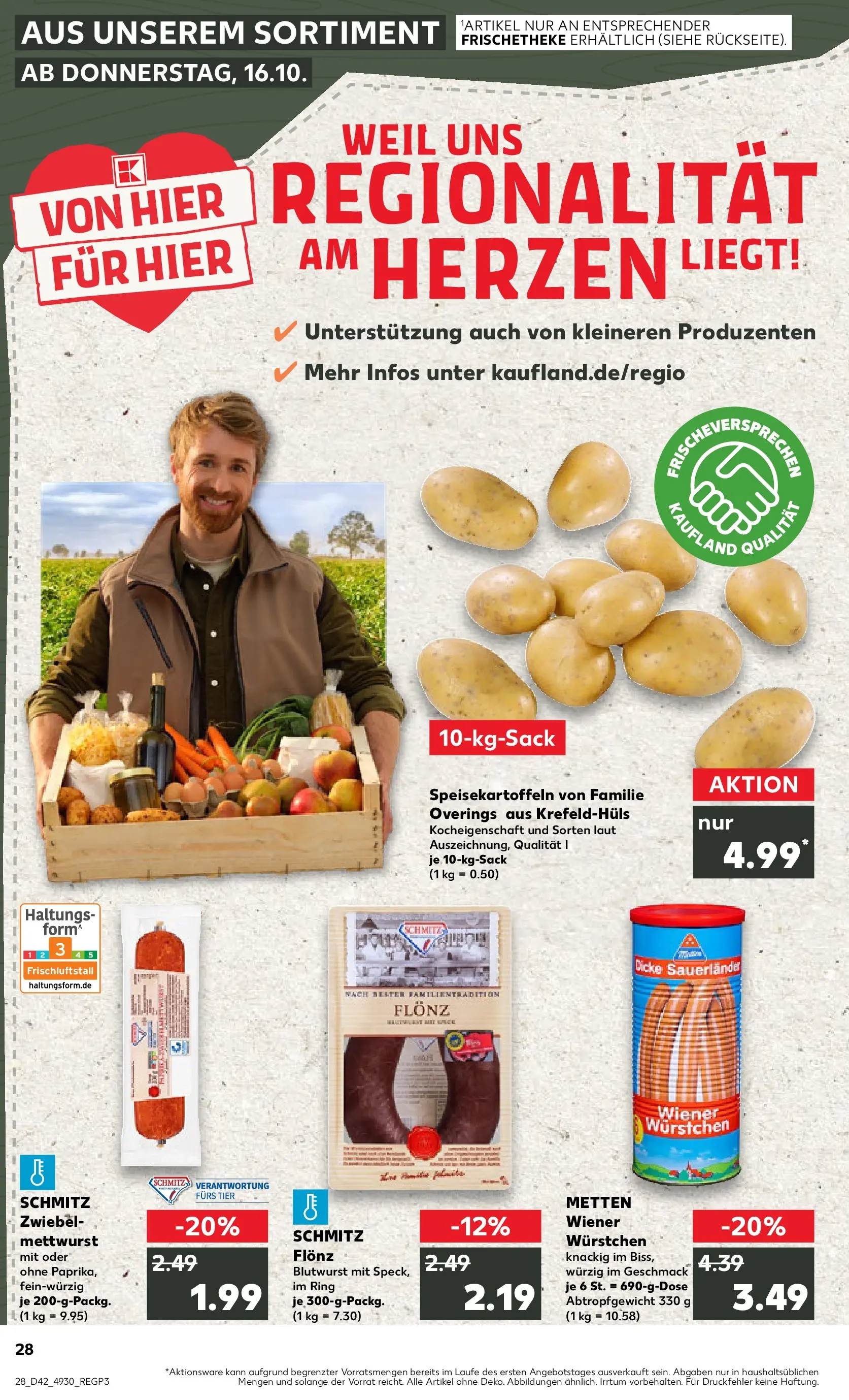 Prospekt Kaufland ab 15.10.2025 » Angebote und Werbung Online | Seite: 28 | Produkte: Wiener wurstchen Prospekt Kaufland ab 15.10.2025 » Angebote Online zum Blättern | Seite: 28 | Produkte: Wiener wurstchen