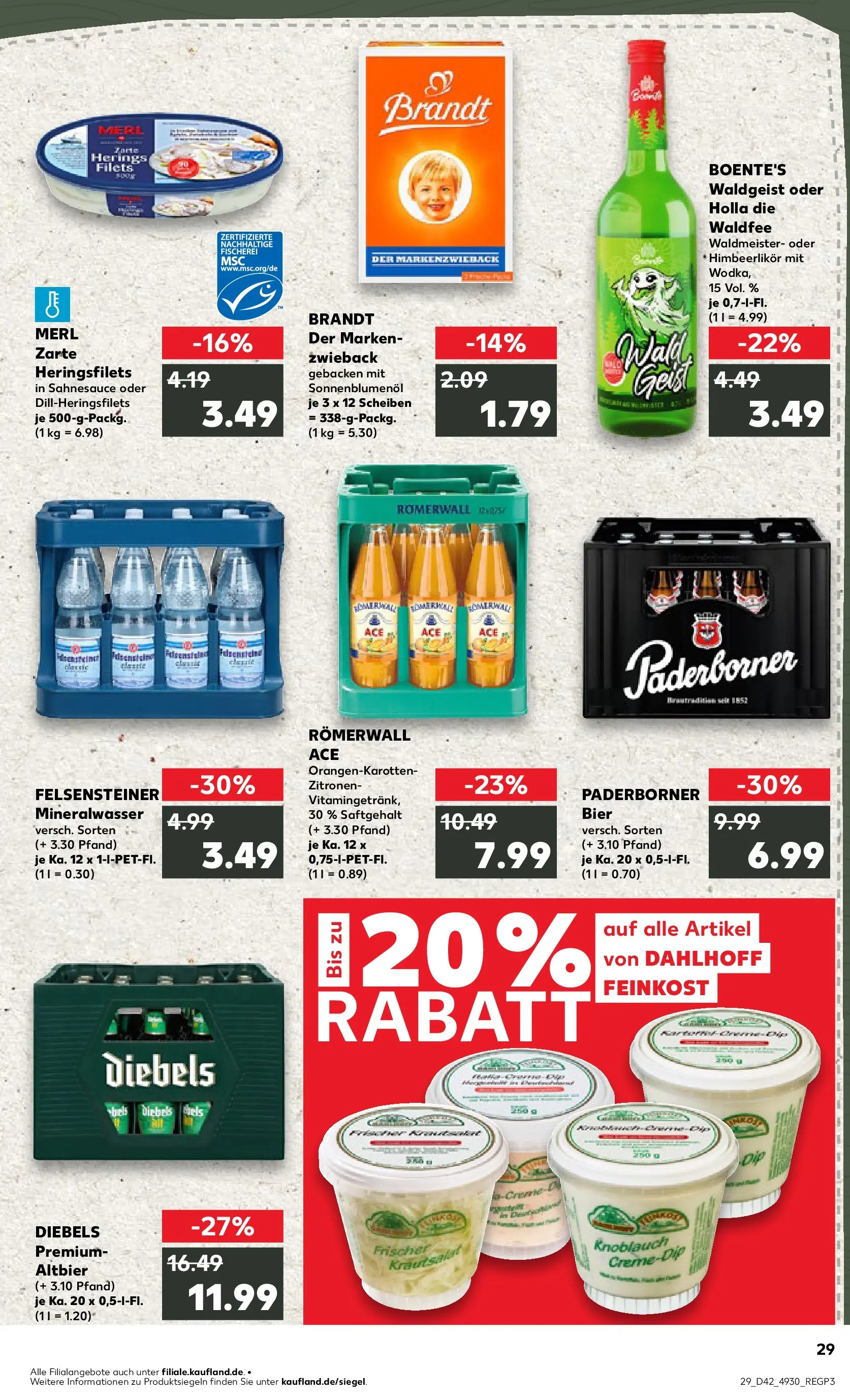Prospekt Kaufland ab 15.10.2025 » Angebote und Werbung Online | Seite: 29 | Produkte: Bier, Sonnenblumenol, Knoblauch, Diebels Prospekt Kaufland ab 15.10.2025 » Angebote Online zum Blättern | Seite: 29 | Produkte: Bier, Sonnenblumenol, Knoblauch, Diebels