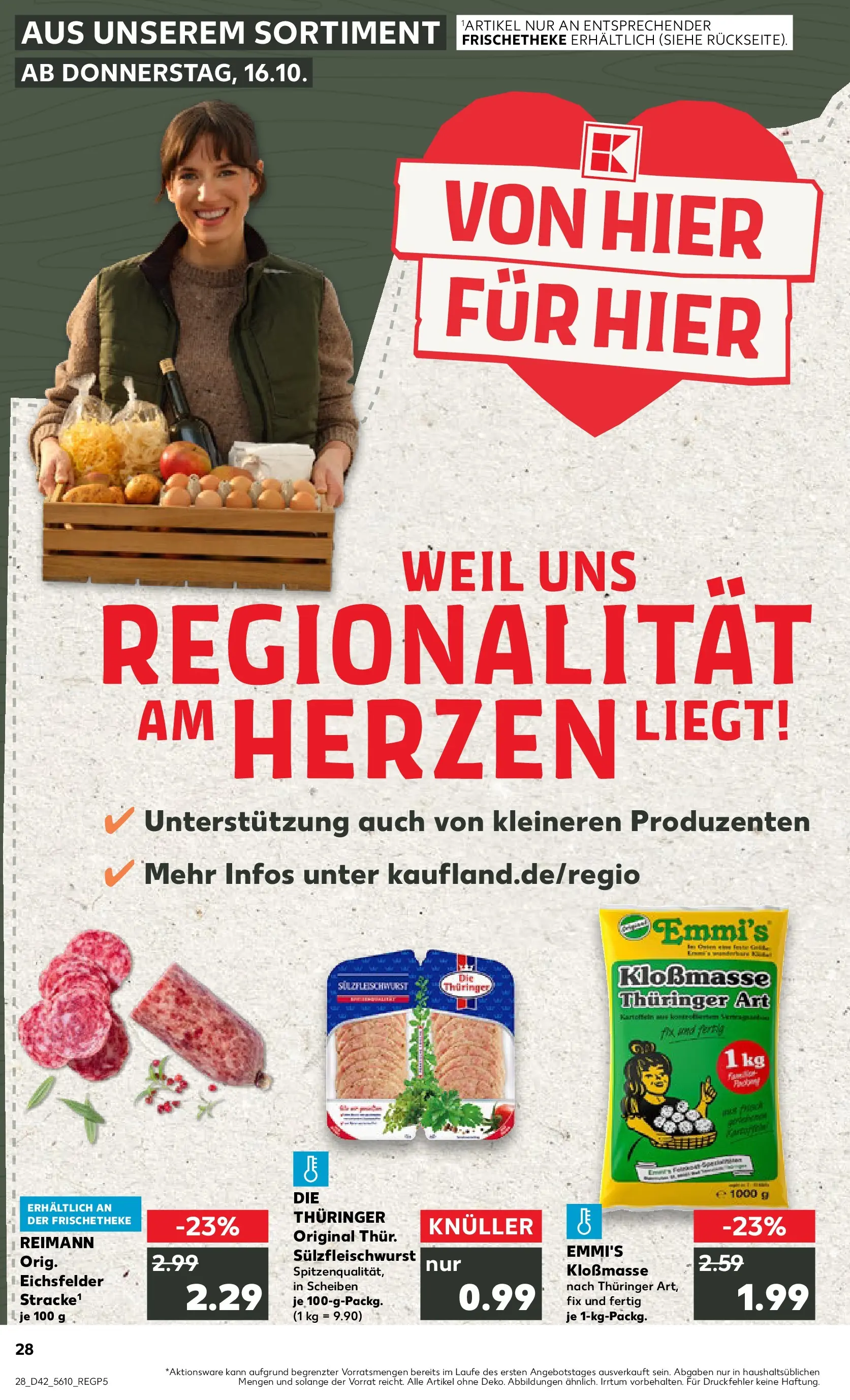 Prospekt Kaufland ab 15.10.2025 » Angebote und Werbung Online | Seite: 28 Prospekt Kaufland ab 15.10.2025 » Angebote Online zum Blättern | Seite: 28