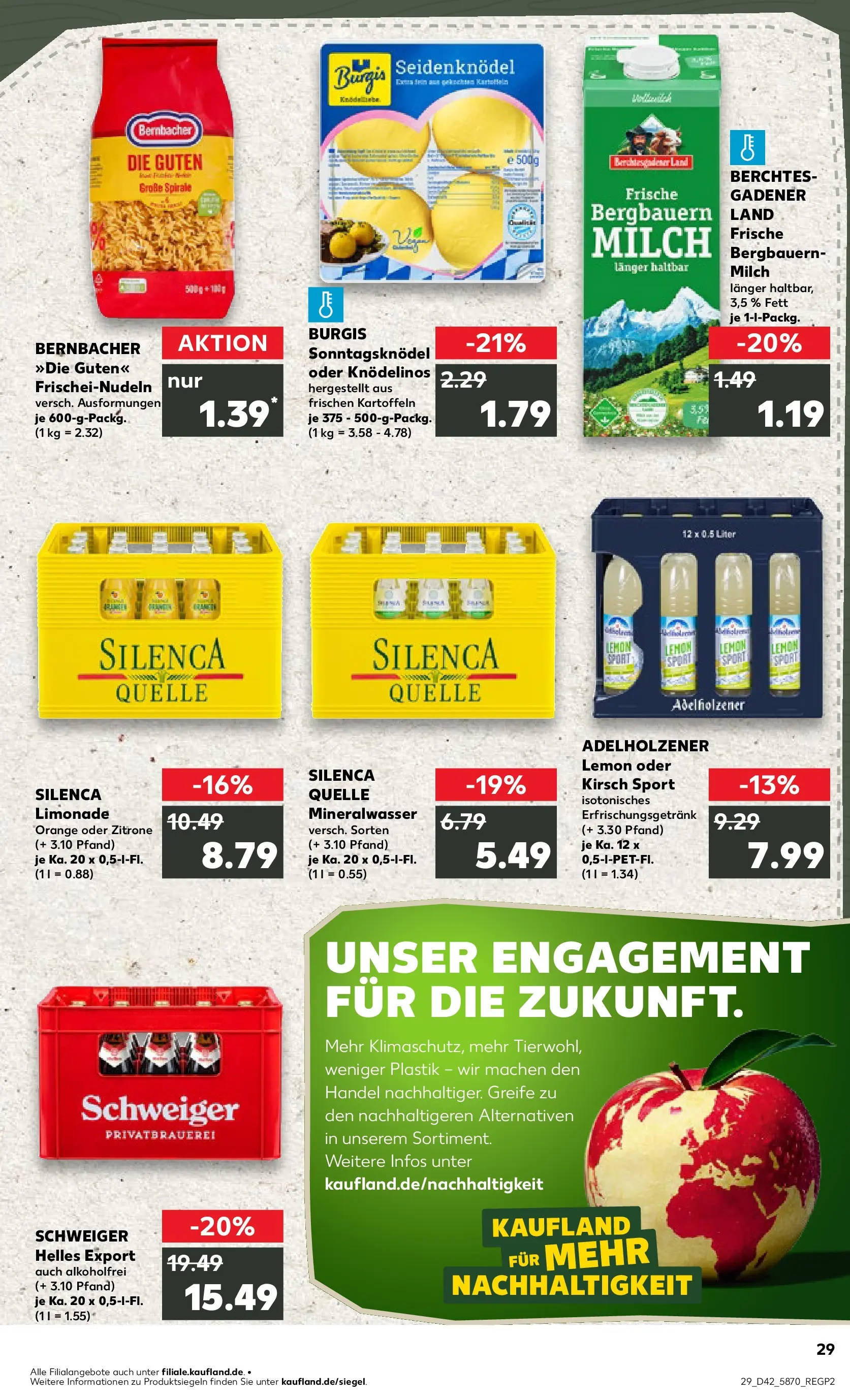 Prospekt Kaufland ab 15.10.2025 » Angebote und Werbung Online | Seite: 29 | Produkte: Milch, Mineralwasser, Kartoffeln, Zitrone Prospekt Kaufland ab 15.10.2025 » Angebote Online zum Blättern | Seite: 29 | Produkte: Milch, Mineralwasser, Kartoffeln, Zitrone