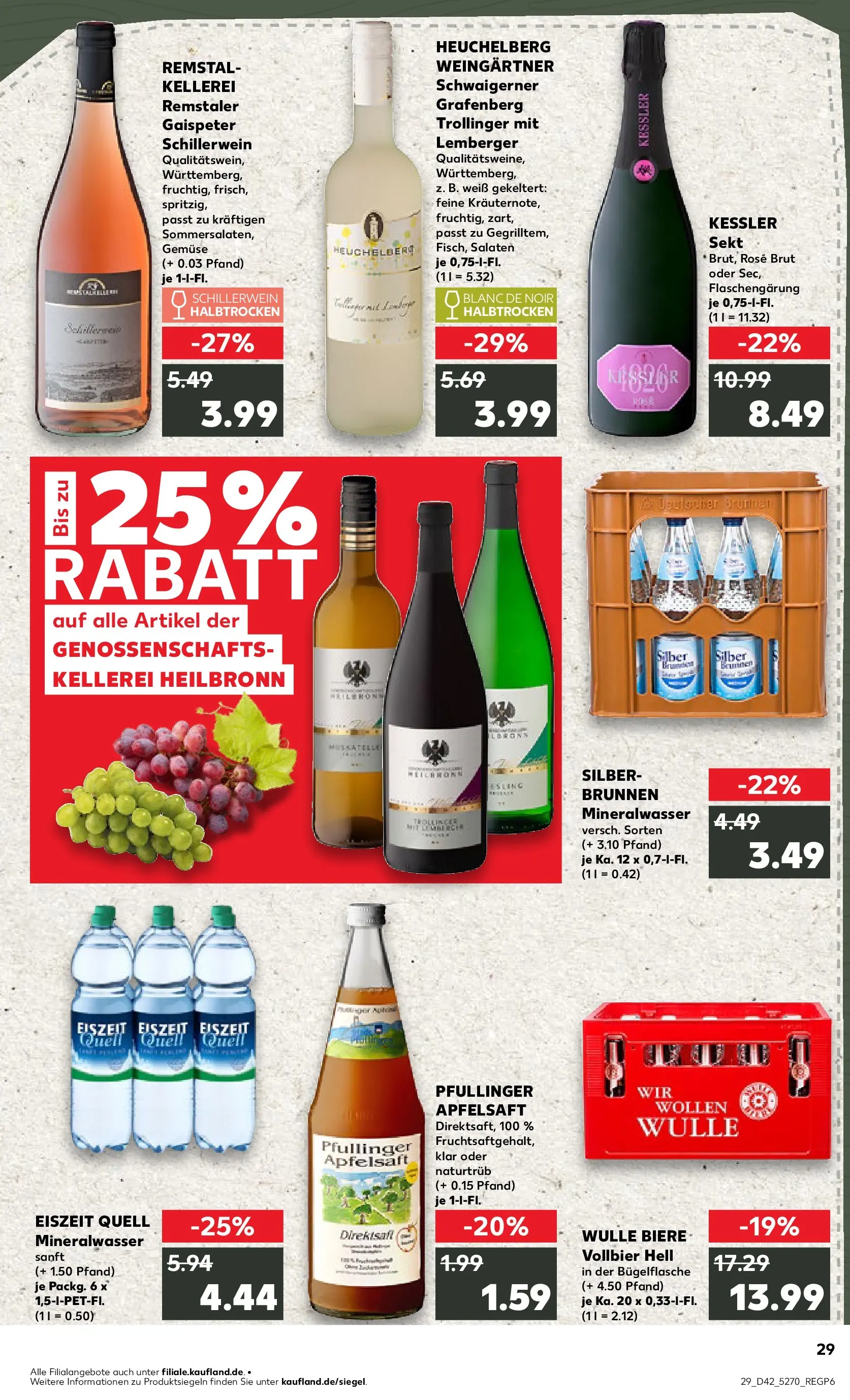 Prospekt Kaufland ab 15.10.2025 » Angebote und Werbung Online | Seite: 29 | Produkte: Sekt, Apfelsaft, Apple, Gemüse Prospekt Kaufland ab 15.10.2025 » Angebote Online zum Blättern | Seite: 29 | Produkte: Sekt, Apfelsaft, Apple, Gemüse