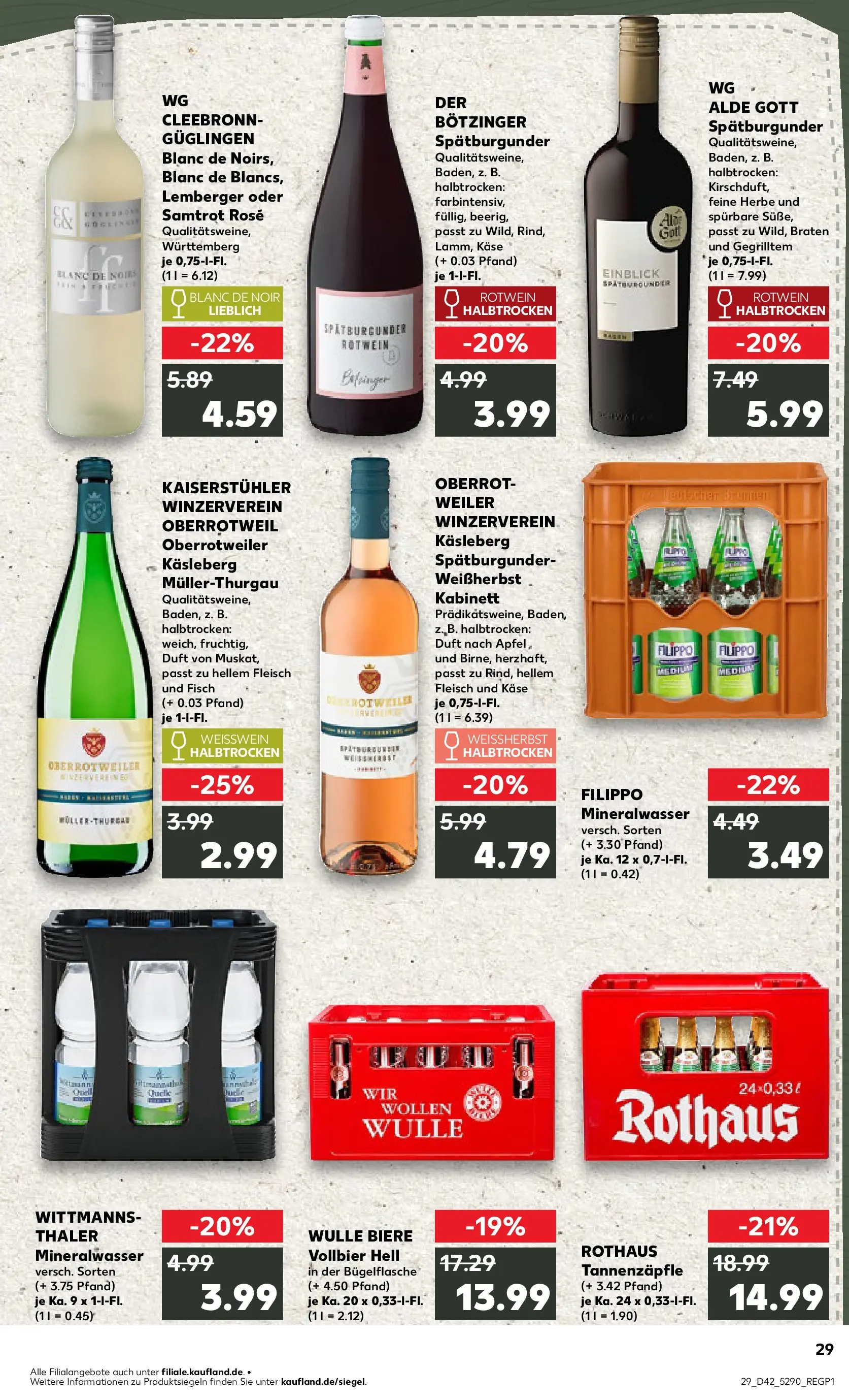 Prospekt Kaufland ab 15.10.2025 » Angebote und Werbung Online | Seite: 29 | Produkte: Käse, Rotwein, Duft, Fisch Prospekt Kaufland ab 15.10.2025 » Angebote Online zum Blättern | Seite: 29 | Produkte: Käse, Rotwein, Duft, Fisch
