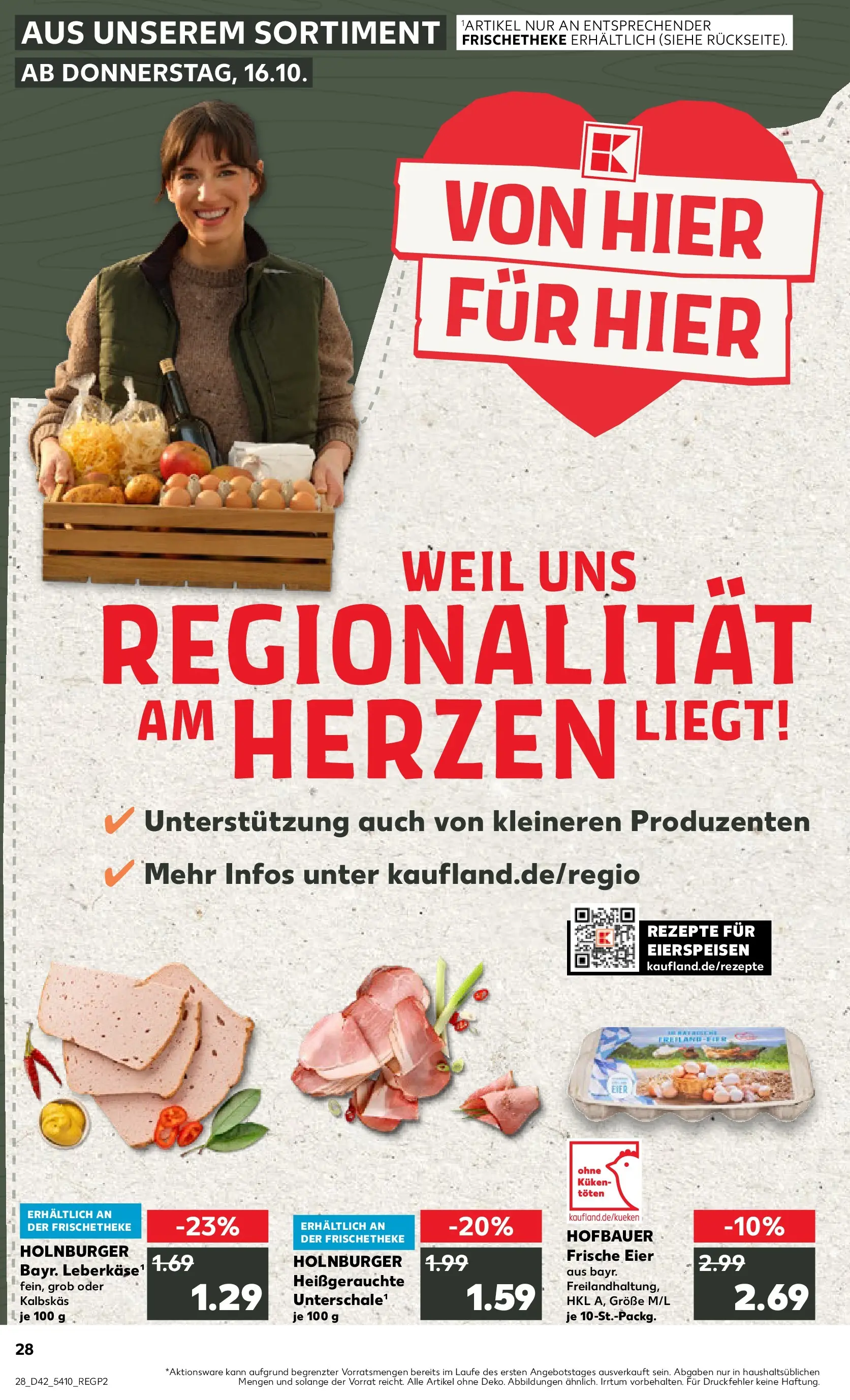Prospekt Kaufland ab 15.10.2025 » Angebote und Werbung Online | Seite: 28 | Produkte: Eier Prospekt Kaufland ab 15.10.2025 » Angebote Online zum Blättern | Seite: 28 | Produkte: Eier