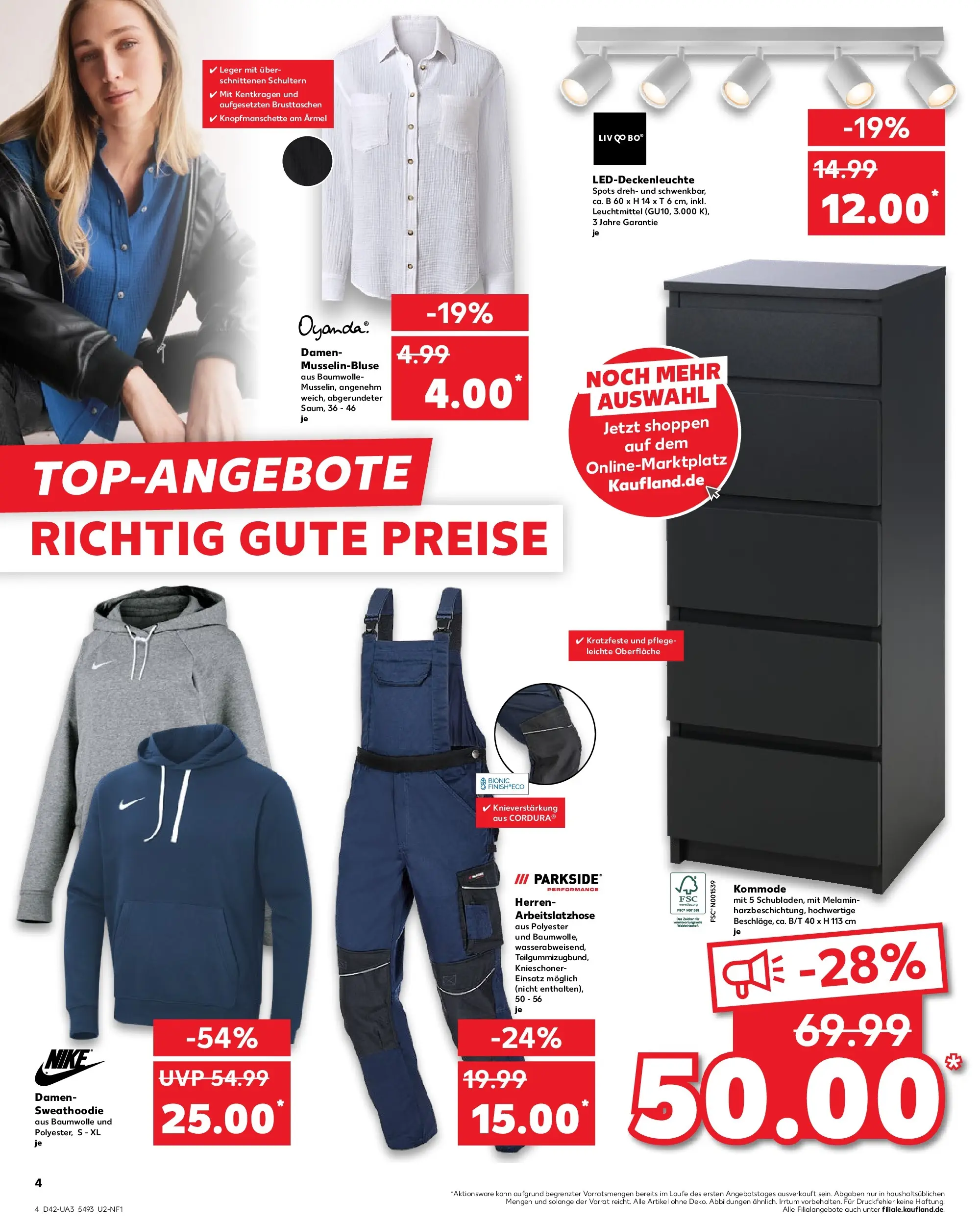 Prospekt Kaufland ab 15.10.2025 » Angebote Online zum Blättern | Seite: 4 | Produkte: Kommode, Hoodie