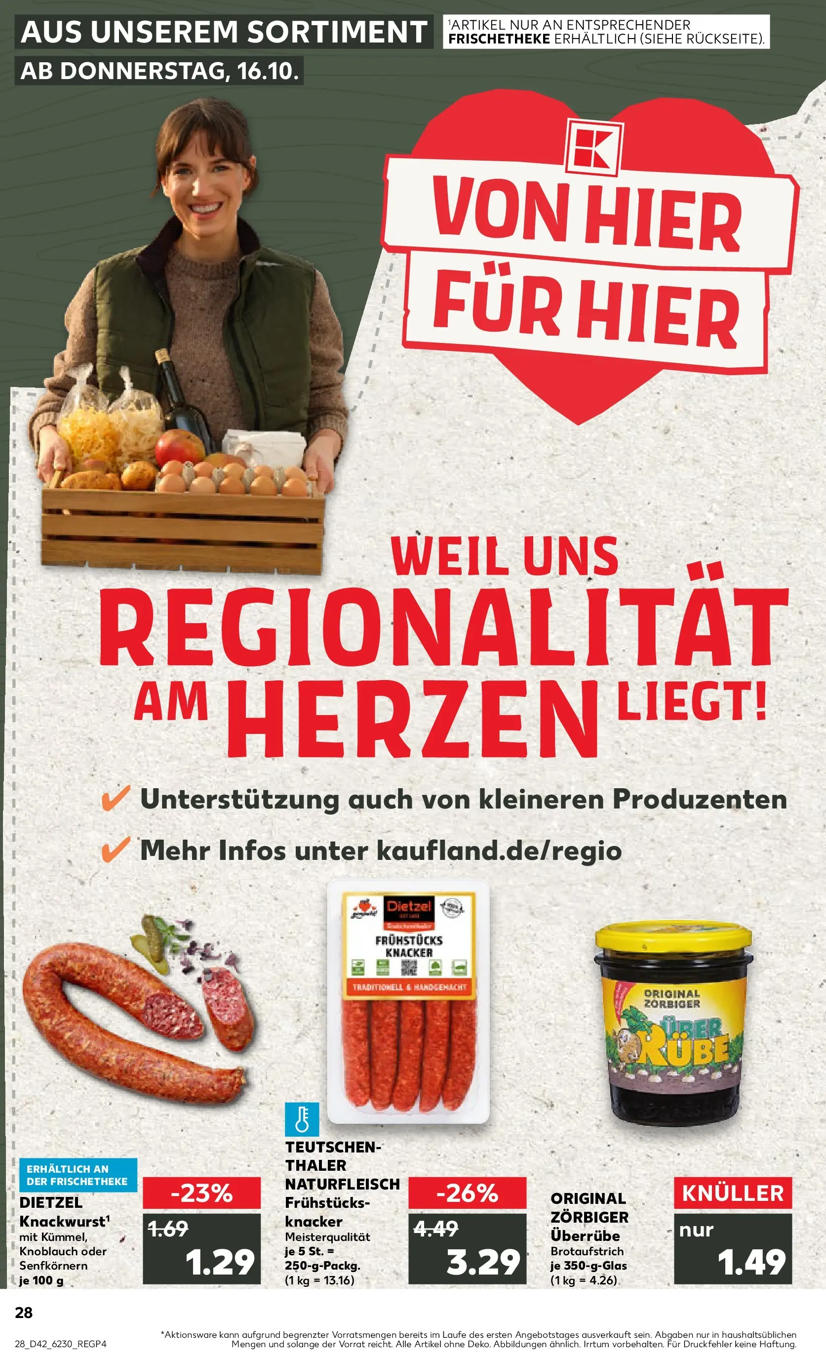 Prospekt Kaufland ab 15.10.2025 » Angebote und Werbung Online | Seite: 28 | Produkte: Knoblauch Prospekt Kaufland ab 15.10.2025 » Angebote Online zum Blättern | Seite: 28 | Produkte: Knoblauch