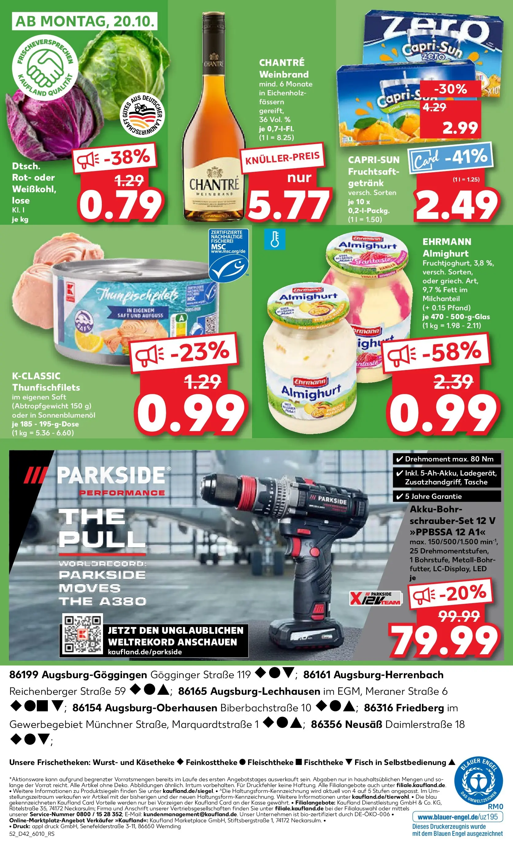 Prospekt Kaufland ab 15.10.2025 » Angebote und Werbung Online | Seite: 52 | Produkte: Chantré, Wurst, Saft, Fruchtsaft Prospekt Kaufland ab 15.10.2025 » Angebote Online zum Blättern | Seite: 52 | Produkte: Chantré, Wurst, Saft, Fruchtsaft