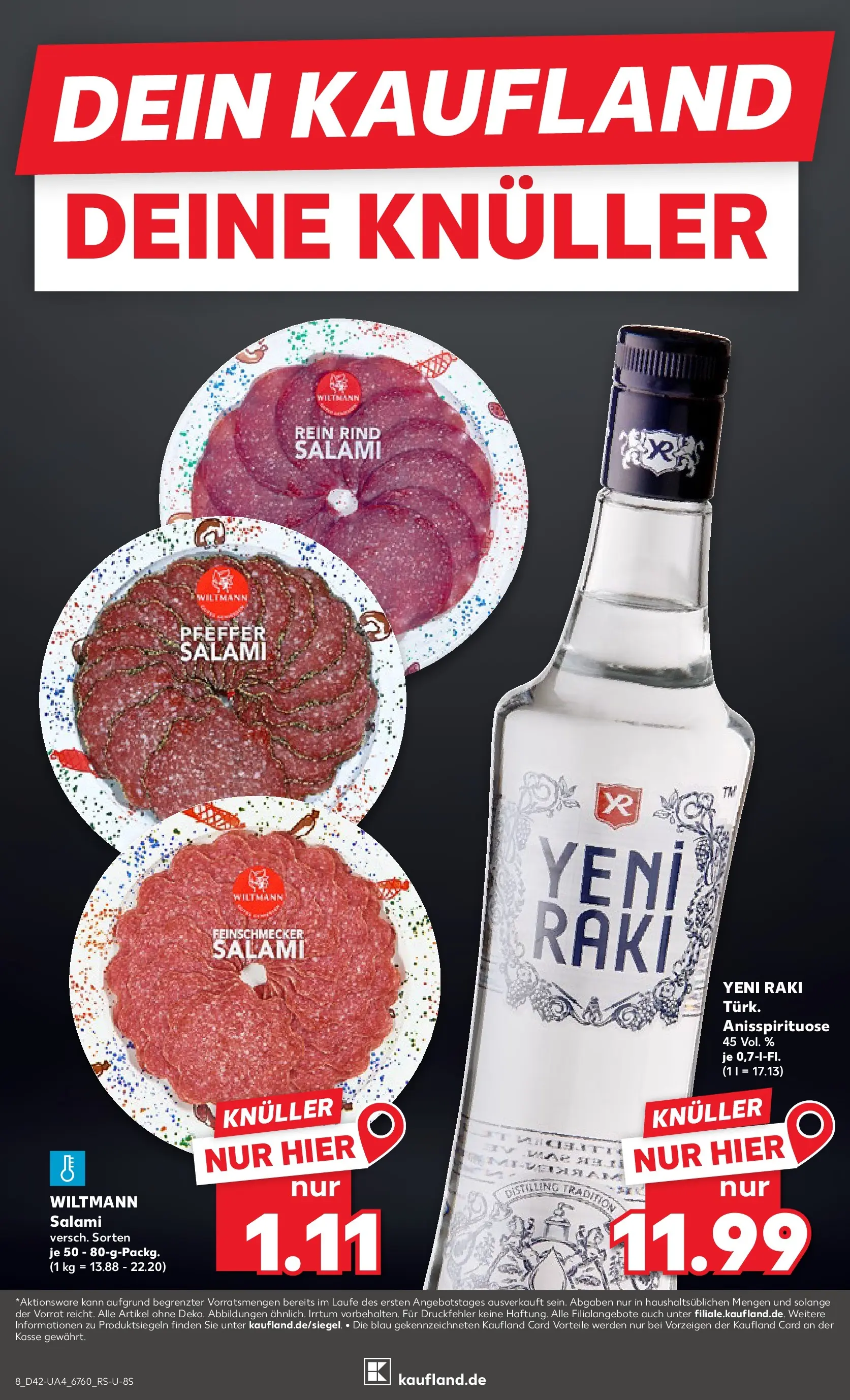 Prospekt Kaufland ab 15.10.2025 » Angebote und Werbung Online | Seite: 8 | Produkte: Pfeffer, Salami Prospekt Kaufland ab 15.10.2025 » Angebote Online zum Blättern | Seite: 8 | Produkte: Pfeffer, Salami