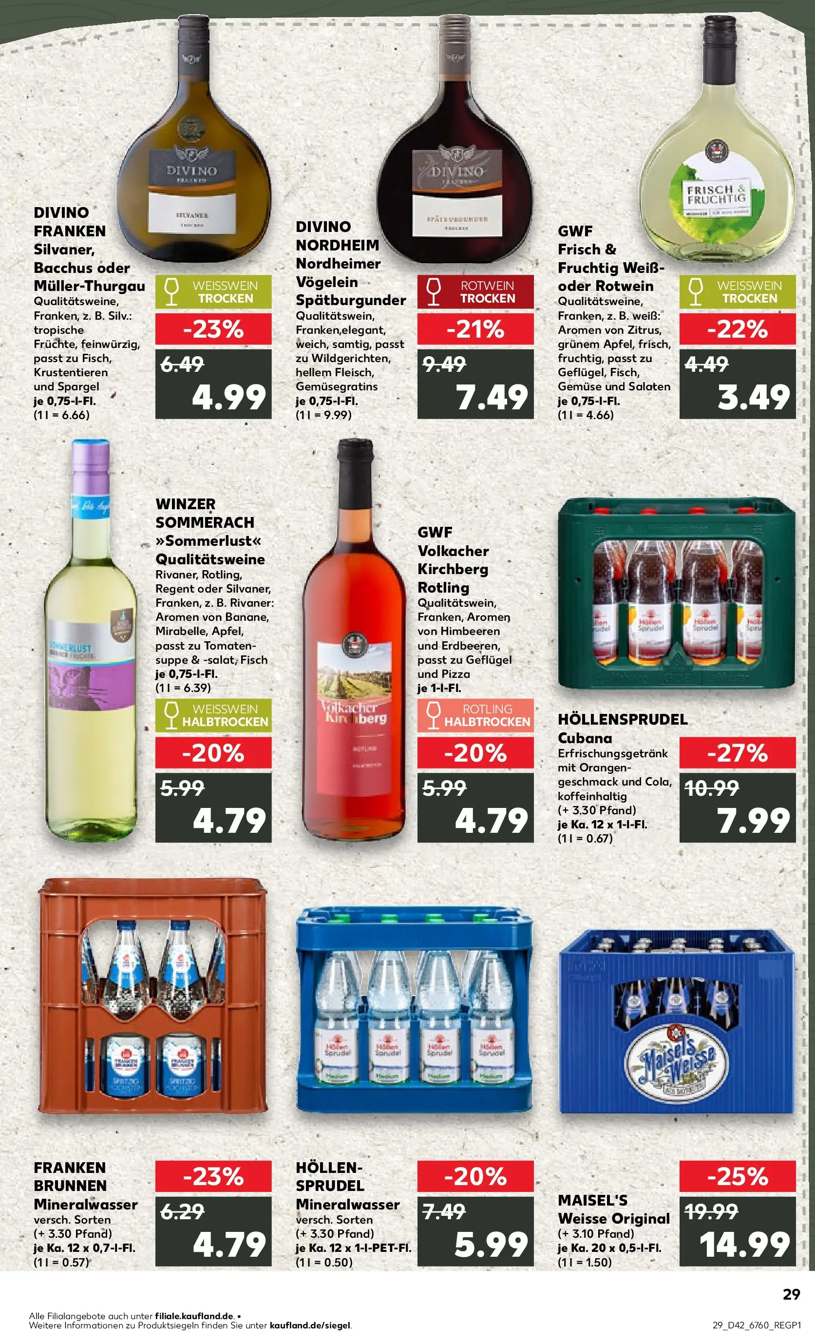 Prospekt Kaufland ab 15.10.2025 » Angebote und Werbung Online | Seite: 37 | Produkte: Rotwein, Orangen, Mineralwasser, Gemüse Prospekt Kaufland ab 15.10.2025 » Angebote Online zum Blättern | Seite: 37 | Produkte: Rotwein, Orangen, Mineralwasser, Gemüse