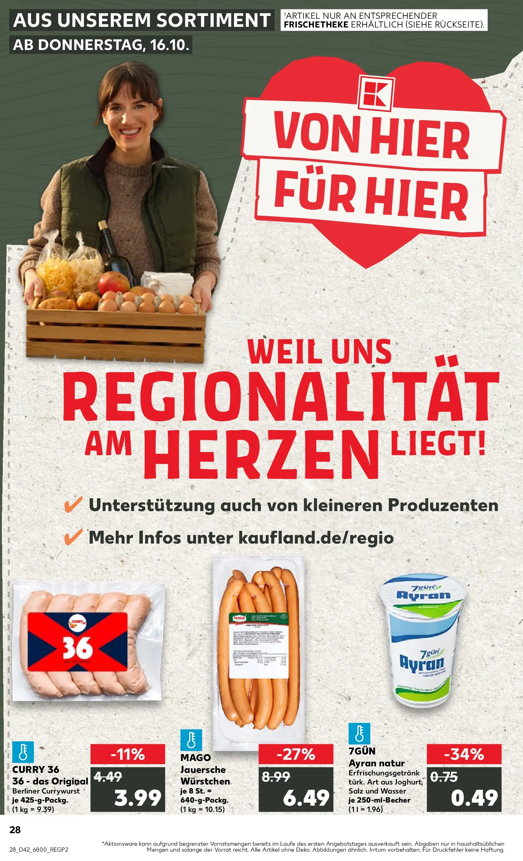 Prospekt Kaufland ab 15.10.2025 » Angebote und Werbung Online | Seite: 28 | Produkte: Berliner, Wasser, Salz Prospekt Kaufland ab 15.10.2025 » Angebote Online zum Blättern | Seite: 28 | Produkte: Berliner, Wasser, Salz