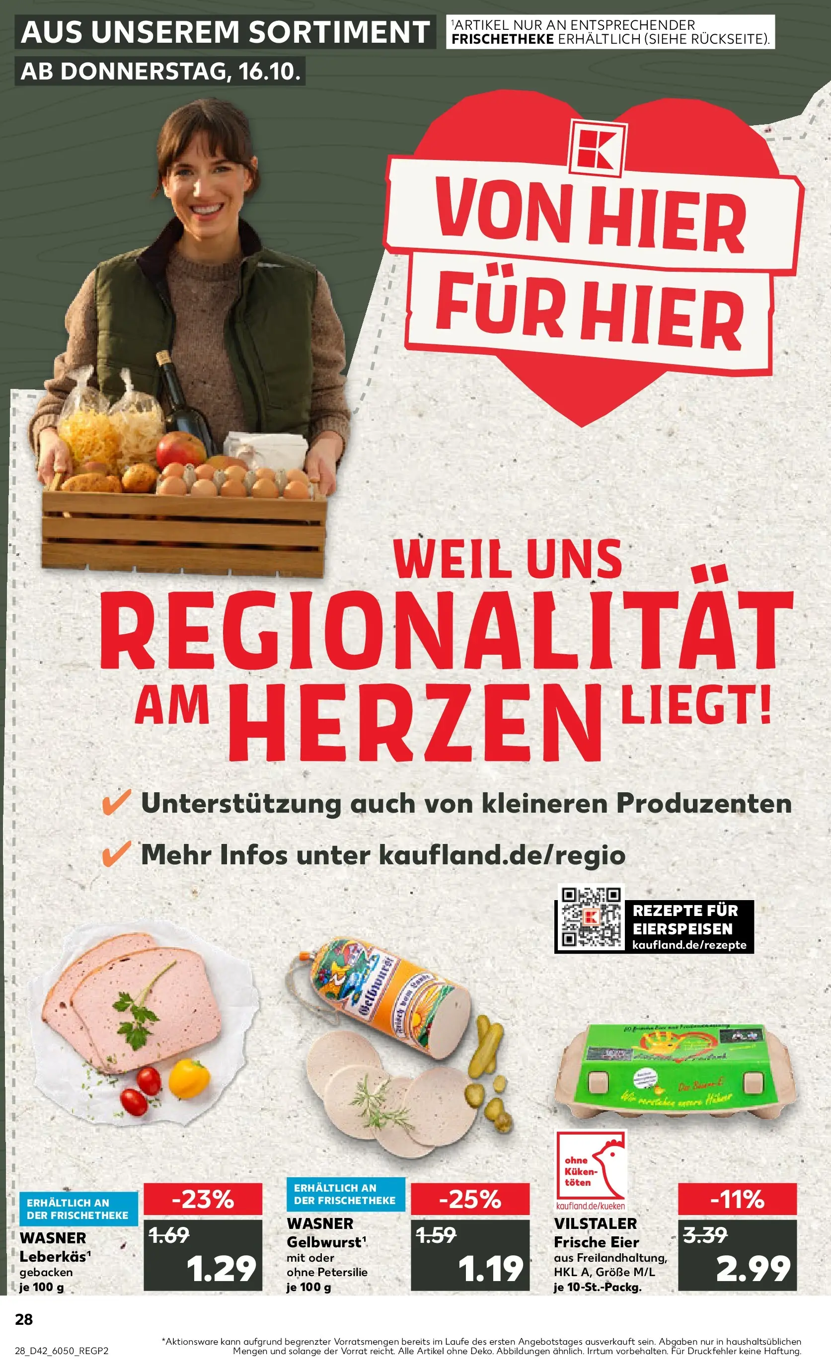 Prospekt Kaufland ab 15.10.2025 » Angebote und Werbung Online | Seite: 28 | Produkte: Eier, Petersilie Prospekt Kaufland ab 15.10.2025 » Angebote Online zum Blättern | Seite: 28 | Produkte: Eier, Petersilie
