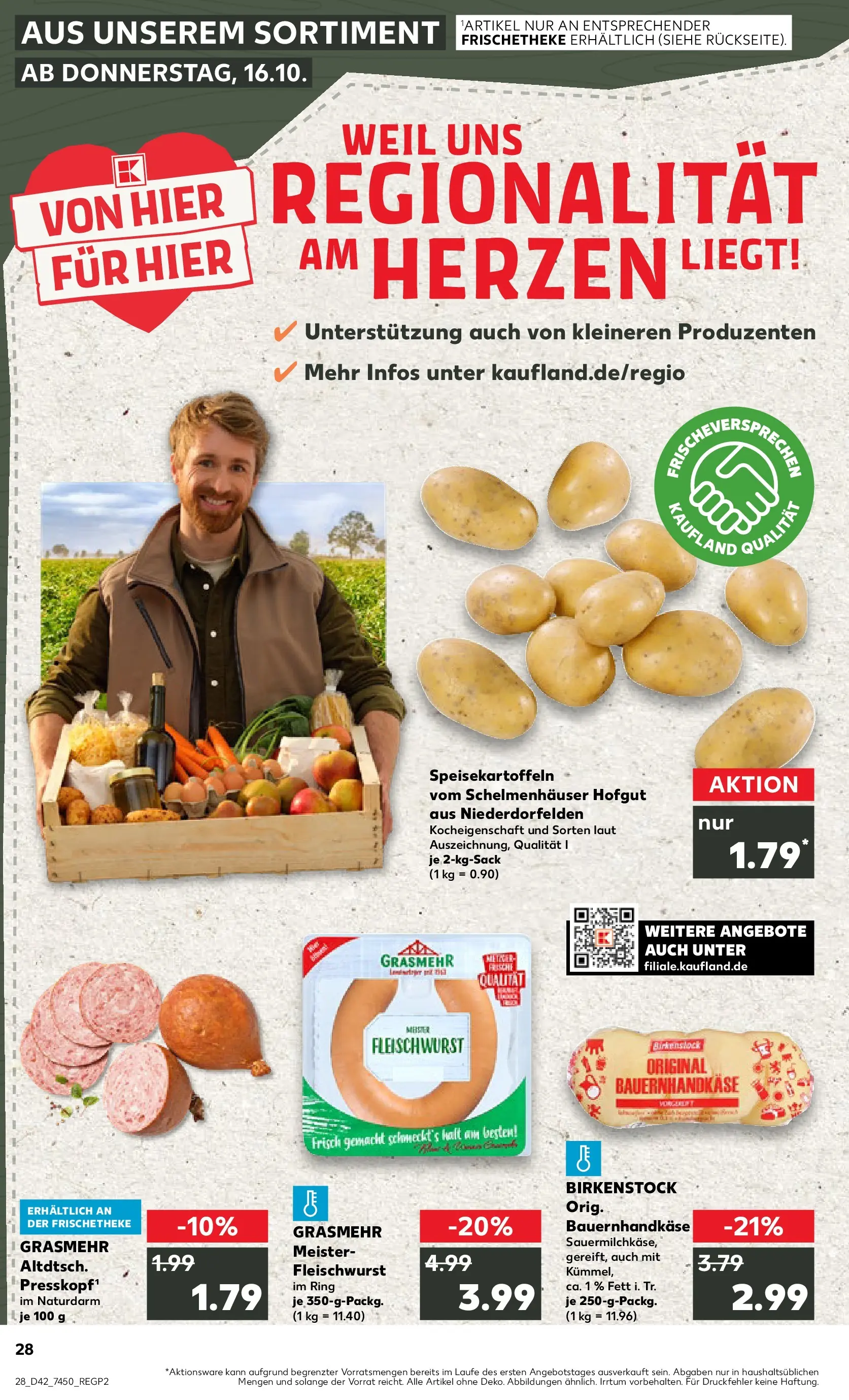 Prospekt Kaufland ab 15.10.2025 » Angebote und Werbung Online | Seite: 28 Prospekt Kaufland ab 15.10.2025 » Angebote Online zum Blättern | Seite: 28