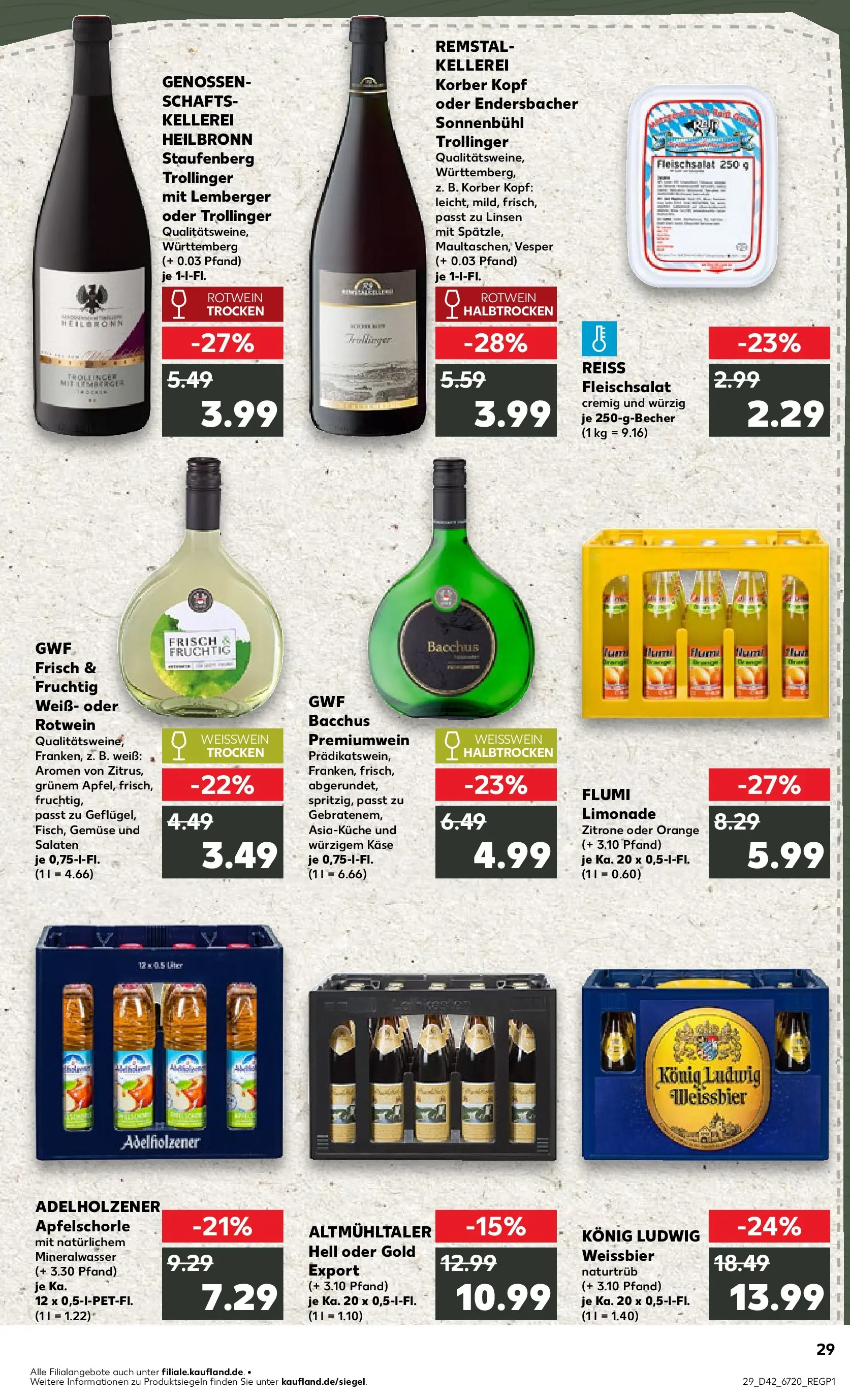 Prospekt Kaufland ab 15.10.2025 » Angebote und Werbung Online | Seite: 29 Prospekt Kaufland ab 15.10.2025 » Angebote Online zum Blättern | Seite: 29