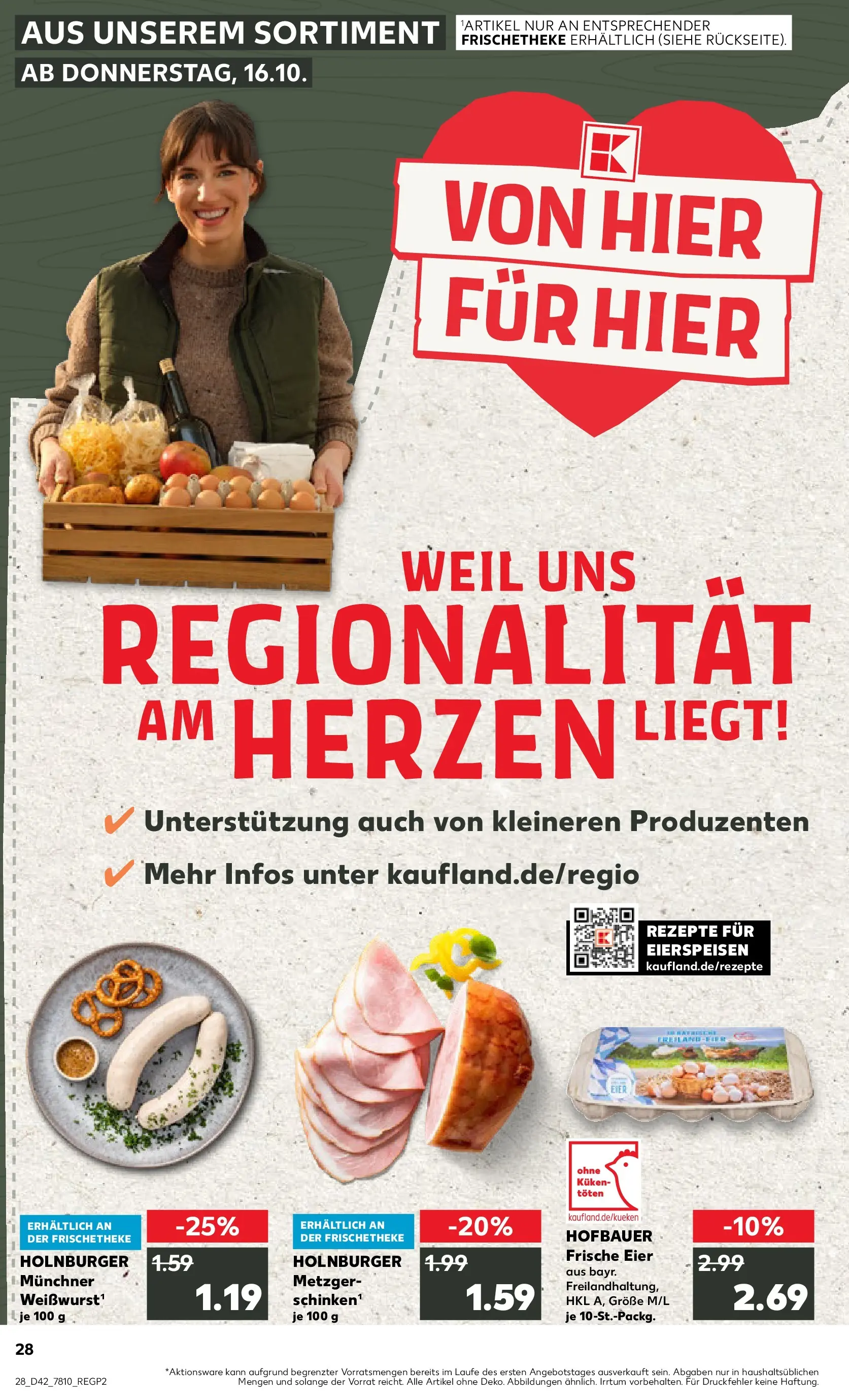 Prospekt Kaufland ab 15.10.2025 » Angebote und Werbung Online | Seite: 28 | Produkte: Eier Prospekt Kaufland ab 15.10.2025 » Angebote Online zum Blättern | Seite: 28 | Produkte: Eier