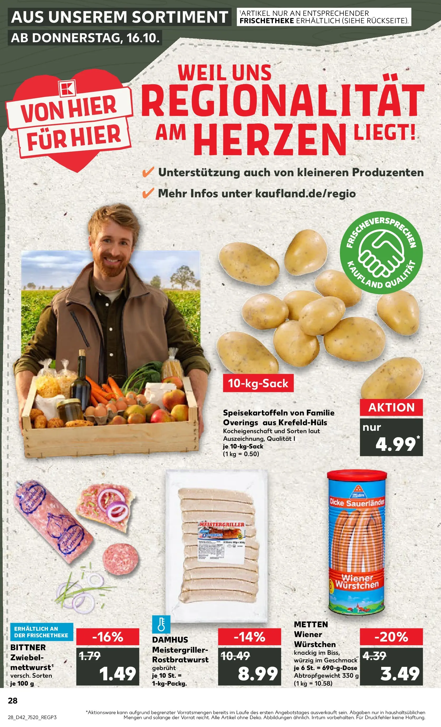 Prospekt Kaufland ab 15.10.2025 » Angebote und Werbung Online | Seite: 28 Prospekt Kaufland ab 15.10.2025 » Angebote Online zum Blättern | Seite: 28