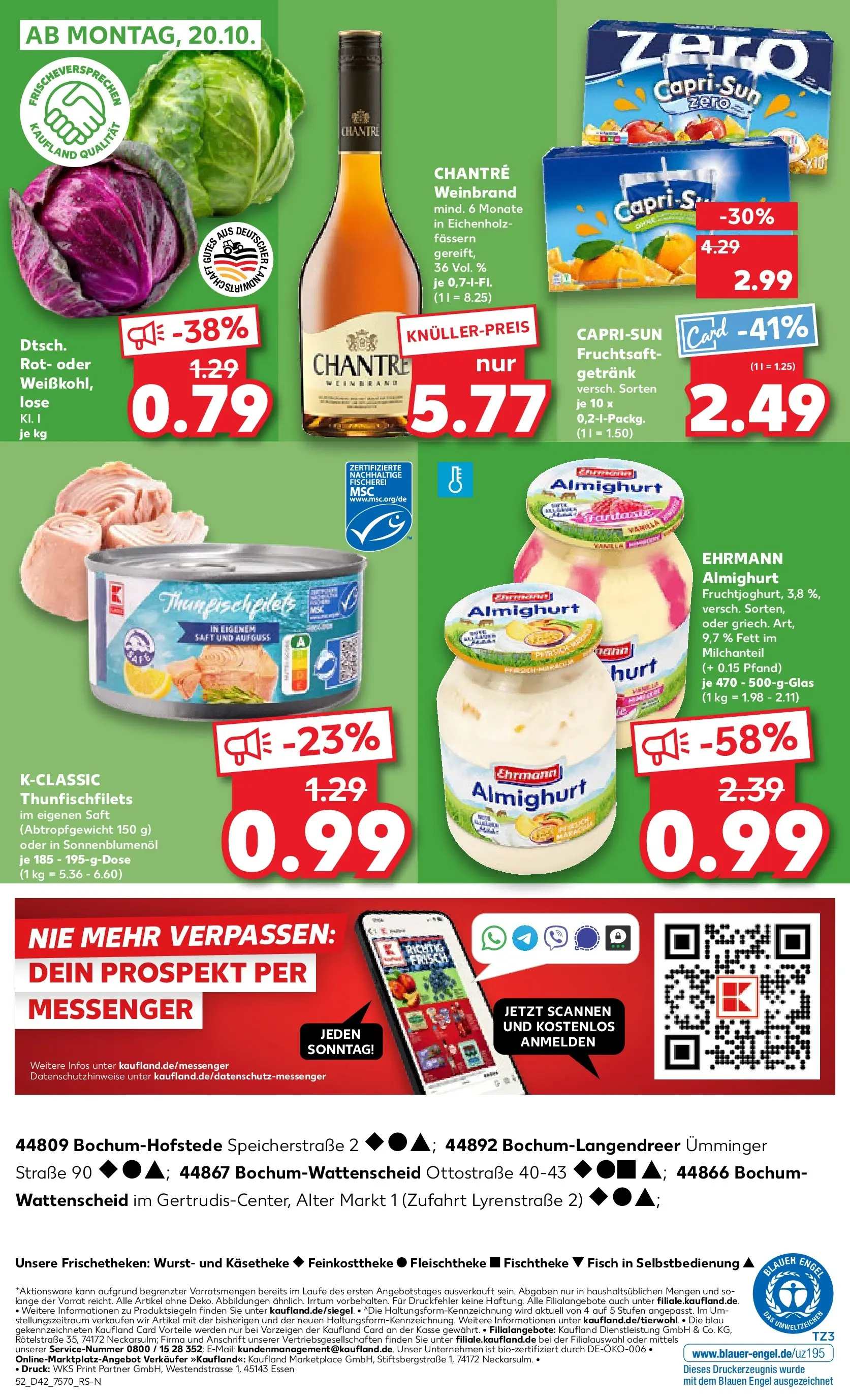 Prospekt Kaufland ab 15.10.2025 » Angebote und Werbung Online | Seite: 52 | Produkte: Sonnenblumenol, Wurst, Saft, Fruchtsaft Prospekt Kaufland ab 15.10.2025 » Angebote Online zum Blättern | Seite: 52 | Produkte: Sonnenblumenol, Wurst, Saft, Fruchtsaft