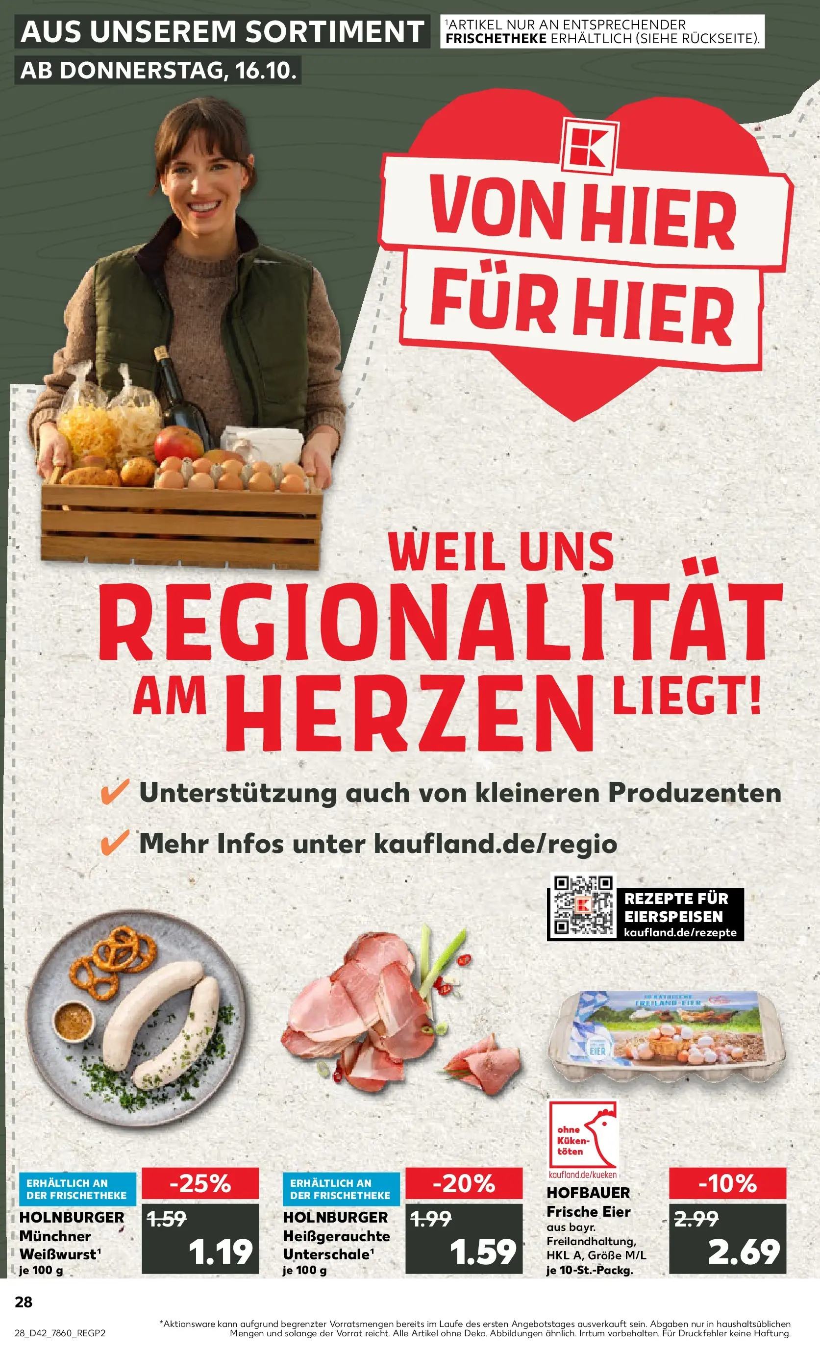 Prospekt Kaufland ab 15.10.2025 » Angebote und Werbung Online | Seite: 28 | Produkte: Eier Prospekt Kaufland ab 15.10.2025 » Angebote Online zum Blättern | Seite: 28 | Produkte: Eier