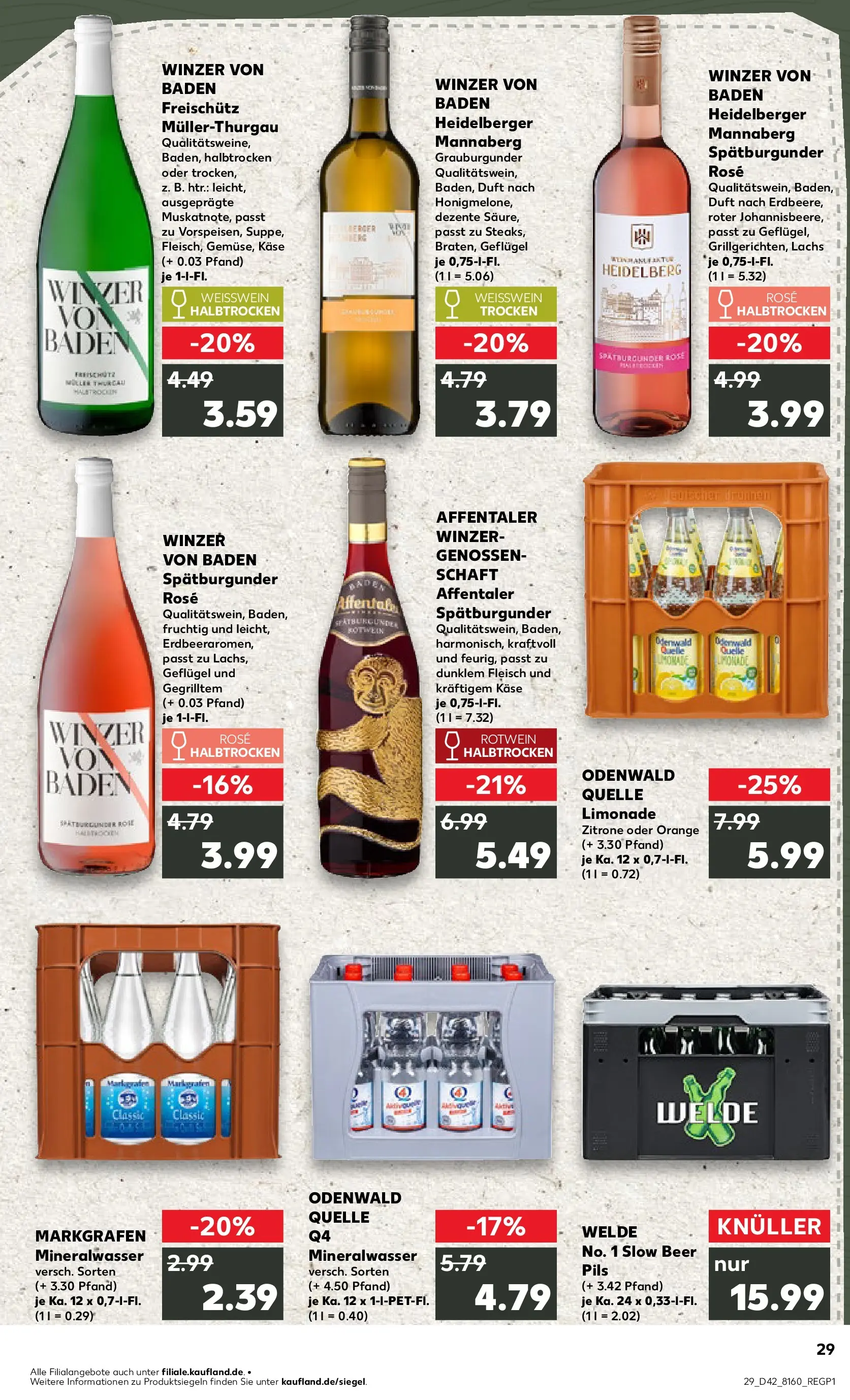 Prospekt Kaufland ab 15.10.2025 » Angebote und Werbung Online | Seite: 29 | Produkte: Duft, Limonade, Mineralwasser, Honigmelone Prospekt Kaufland ab 15.10.2025 » Angebote Online zum Blättern | Seite: 29 | Produkte: Duft, Limonade, Mineralwasser, Honigmelone