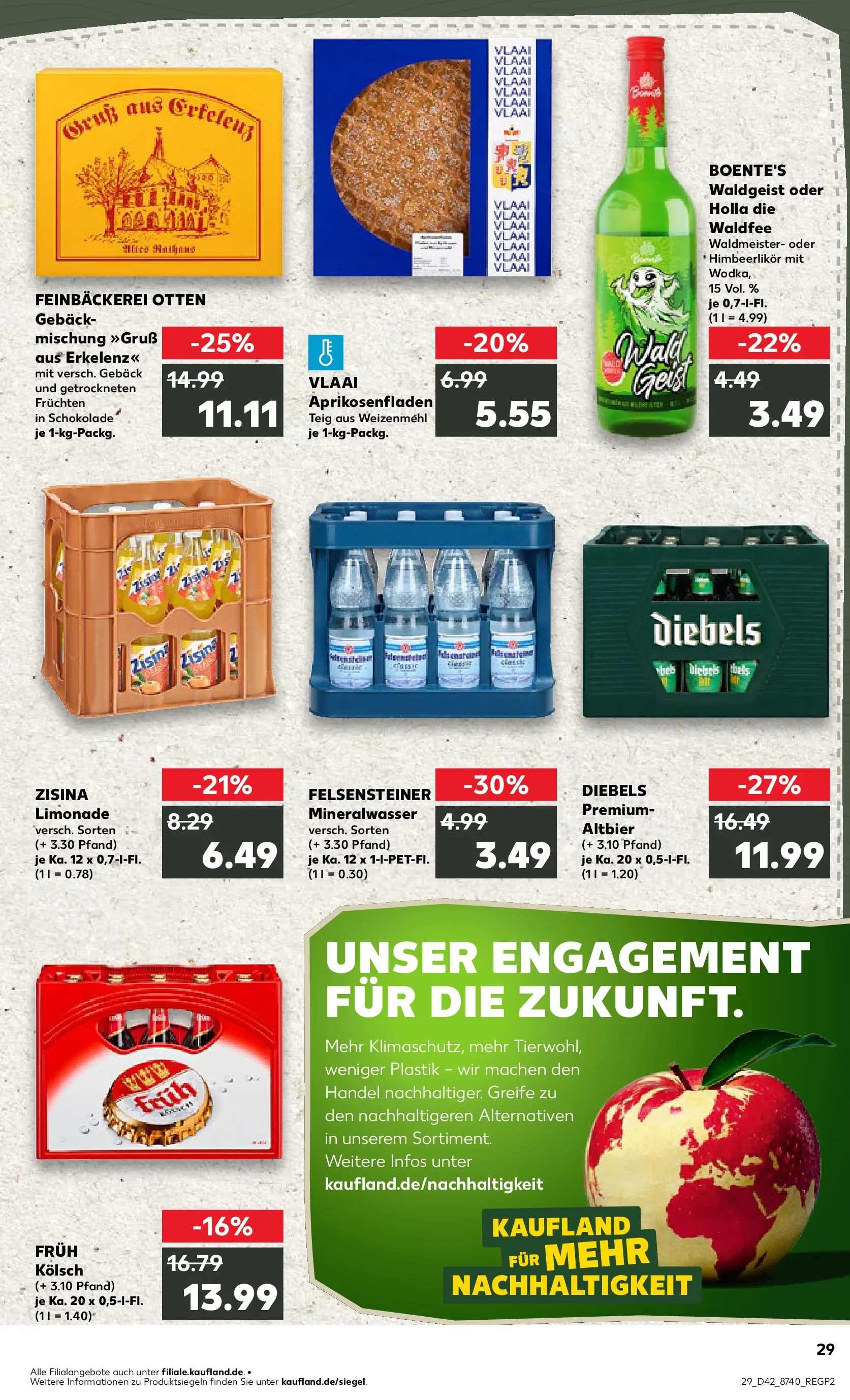 Prospekt Kaufland ab 15.10.2025 » Angebote Online zum Blättern | Seite: 29 | Produkte: Limonade, Weizenmehl, Mineralwasser, Diebels