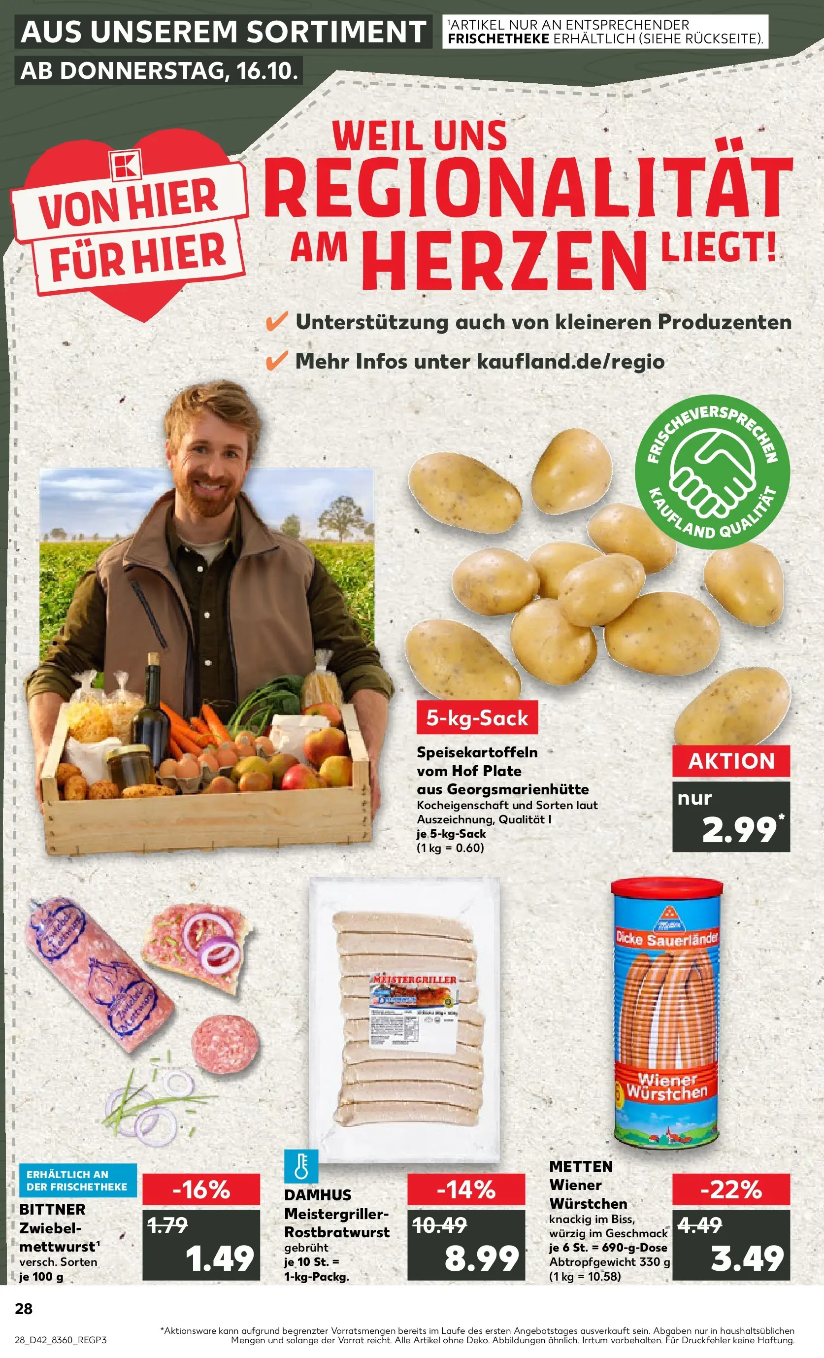Prospekt Kaufland ab 15.10.2025 » Angebote und Werbung Online | Seite: 28 Prospekt Kaufland ab 15.10.2025 » Angebote Online zum Blättern | Seite: 28