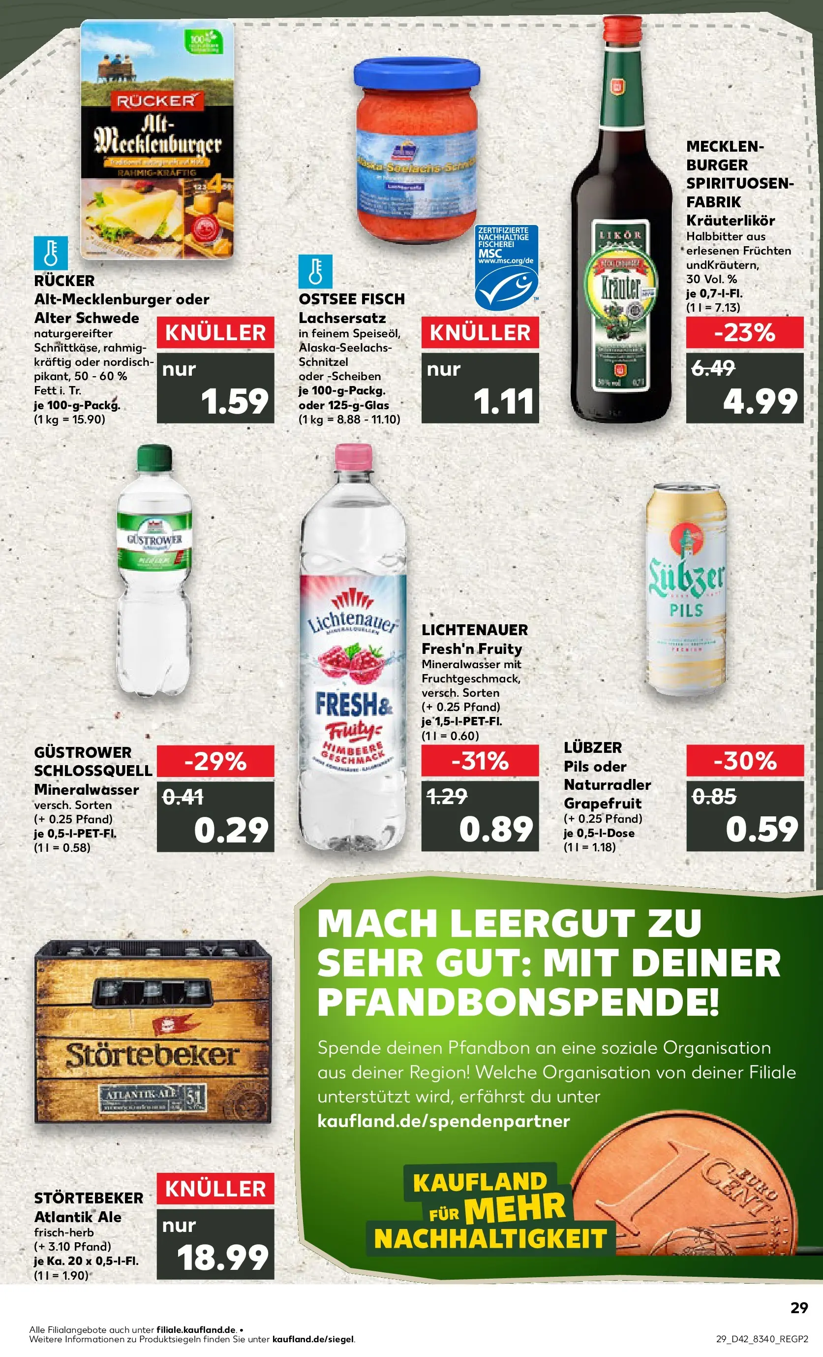 Prospekt Kaufland ab 15.10.2025 » Angebote und Werbung Online | Seite: 29 | Produkte: Likör, Burger, Grapefruit, Lubzer Prospekt Kaufland ab 15.10.2025 » Angebote Online zum Blättern | Seite: 29 | Produkte: Likör, Burger, Grapefruit, Lubzer