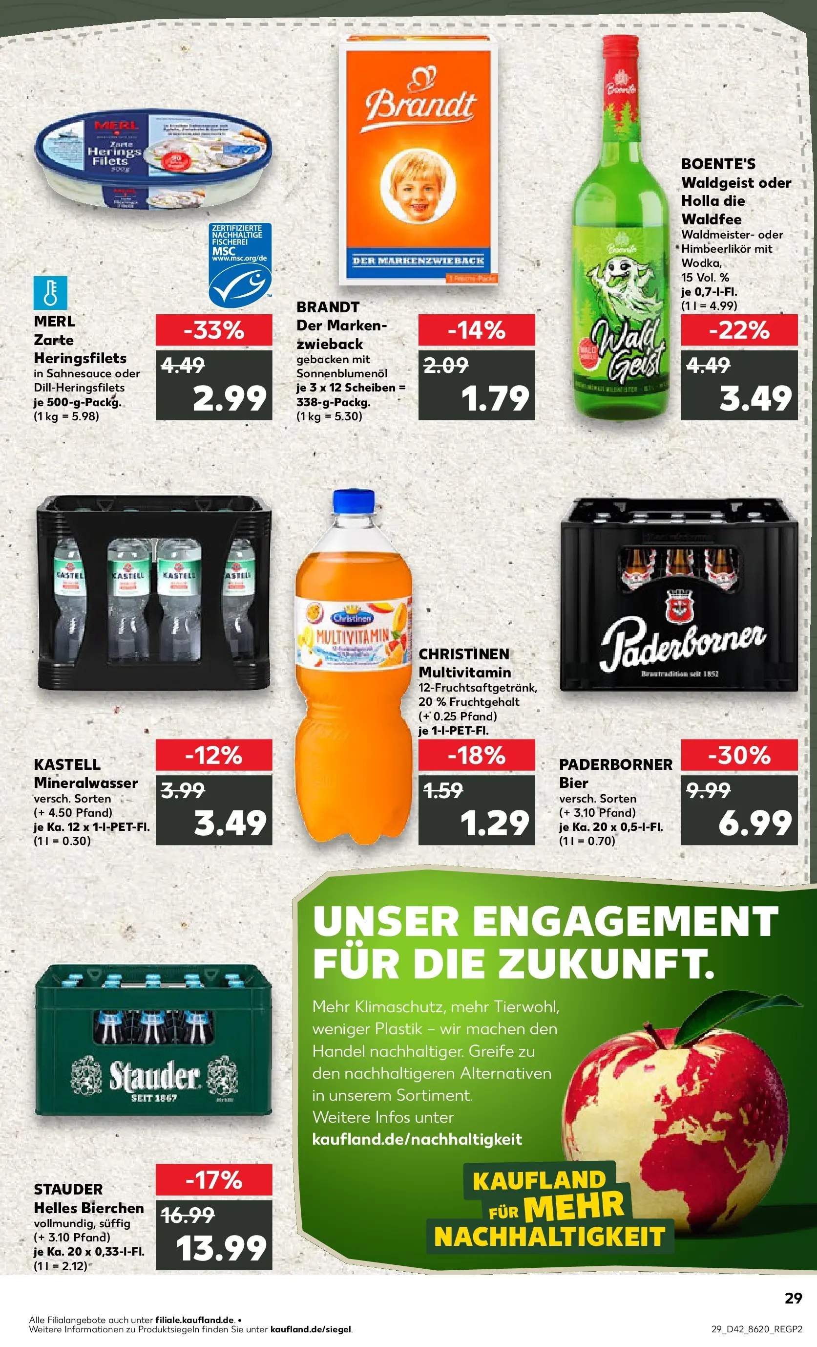 Prospekt Kaufland ab 15.10.2025 » Angebote und Werbung Online | Seite: 37 | Produkte: Bier, Sonnenblumenol, Mineralwasser Prospekt Kaufland ab 15.10.2025 » Angebote Online zum Blättern | Seite: 37 | Produkte: Bier, Sonnenblumenol, Mineralwasser