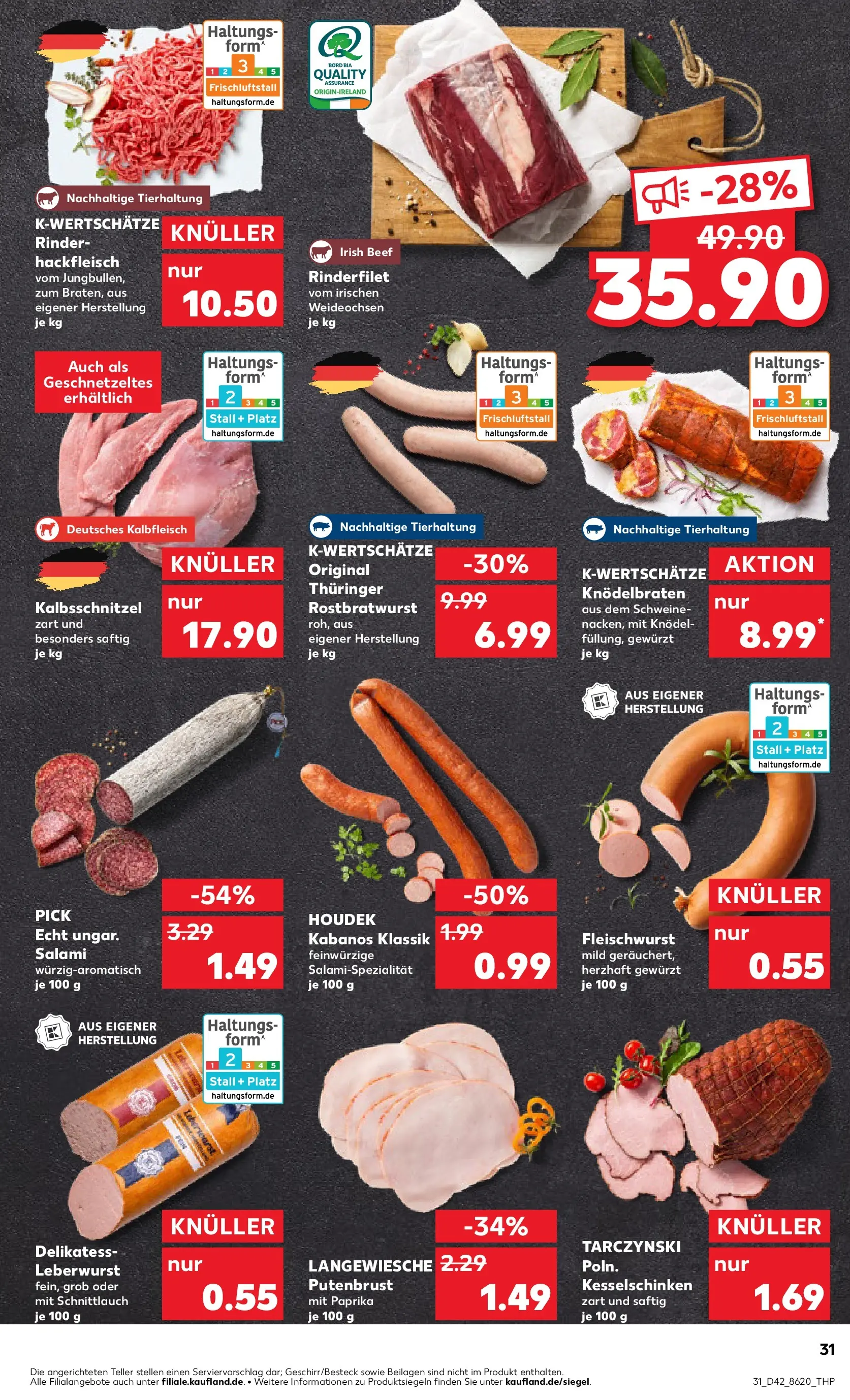 Prospekt Kaufland ab 15.10.2025 » Angebote und Werbung Online | Seite: 39 | Produkte: Rinderfilet, Paprika, Salami, Hackfleisch Prospekt Kaufland ab 15.10.2025 » Angebote Online zum Blättern | Seite: 39 | Produkte: Rinderfilet, Paprika, Salami, Hackfleisch